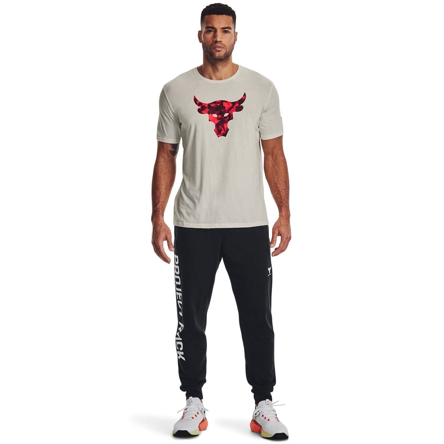 Under Armour Mens Armour Ua Pjt Rock Brahma Bull Ss T-Shirt