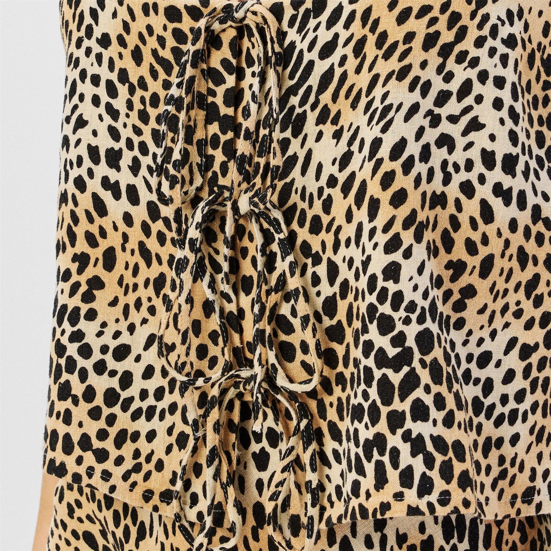 Nobodys Child Print Tie Front Tessa Top
