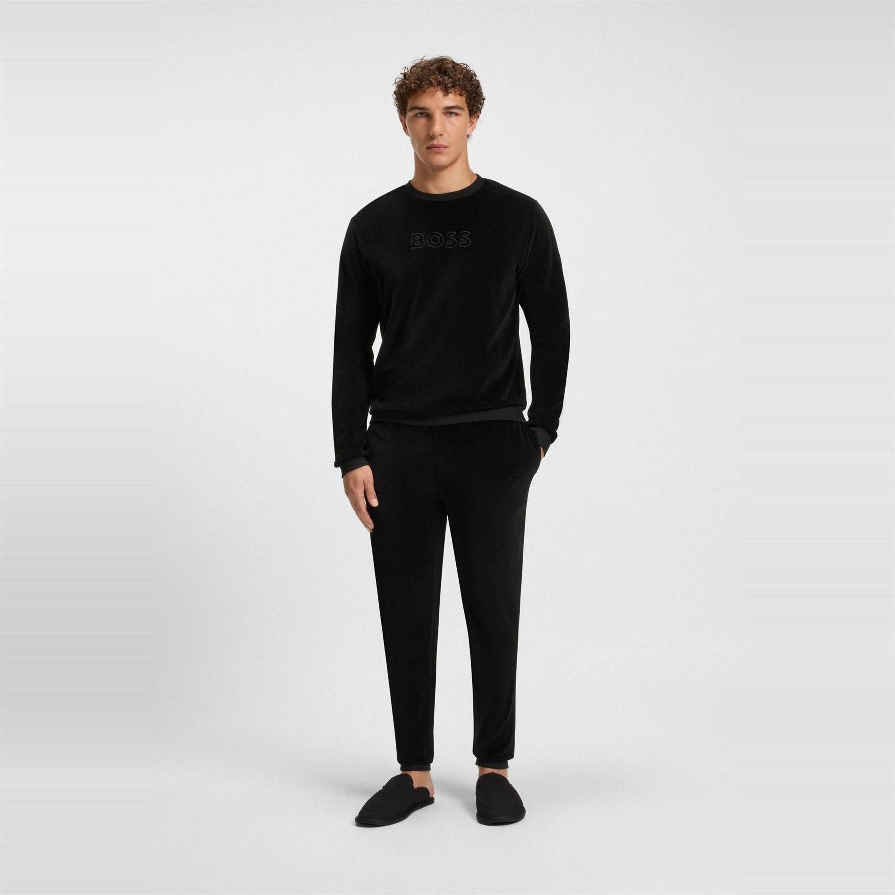 Hugo Velour Sweatshirt 10275198 01
