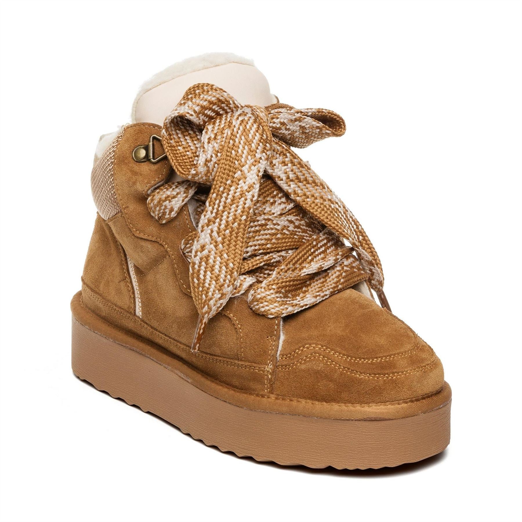 Steve Madden Paci Lace Up Checkerboard Sneakers