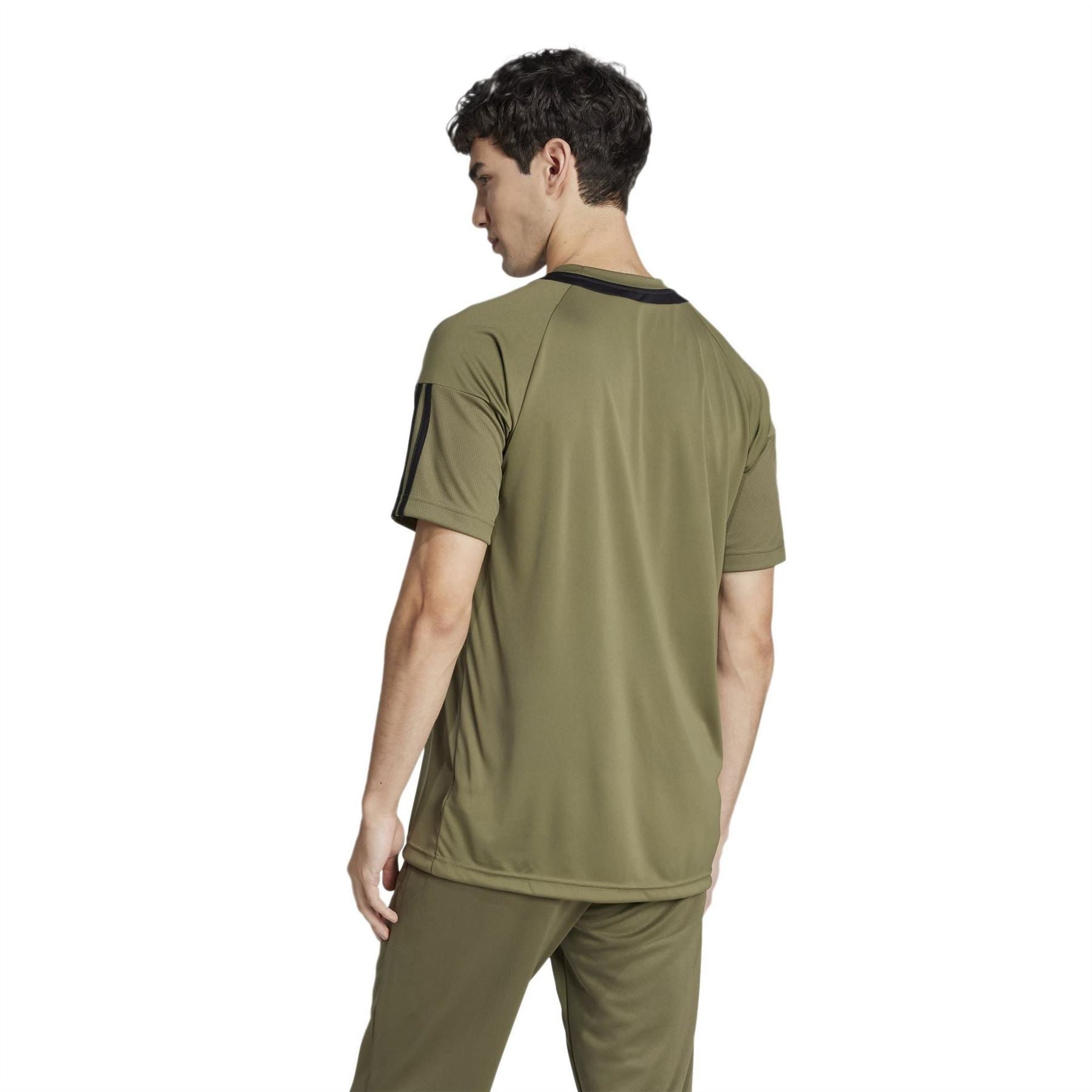 adidas Mens Classic 3 Stripe Sereno T-Shirt