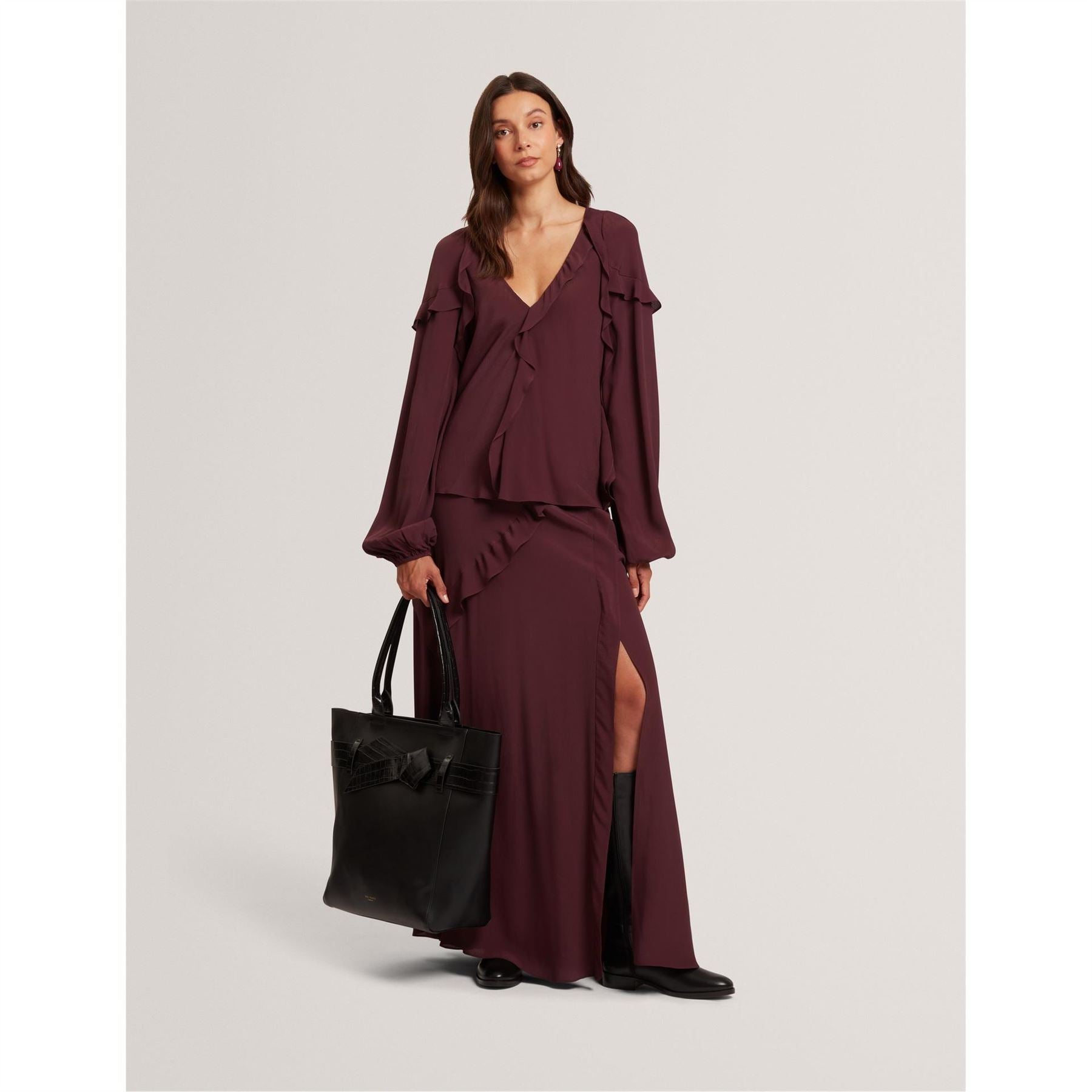 Ted Baker Long Sleeve Frill Blouse