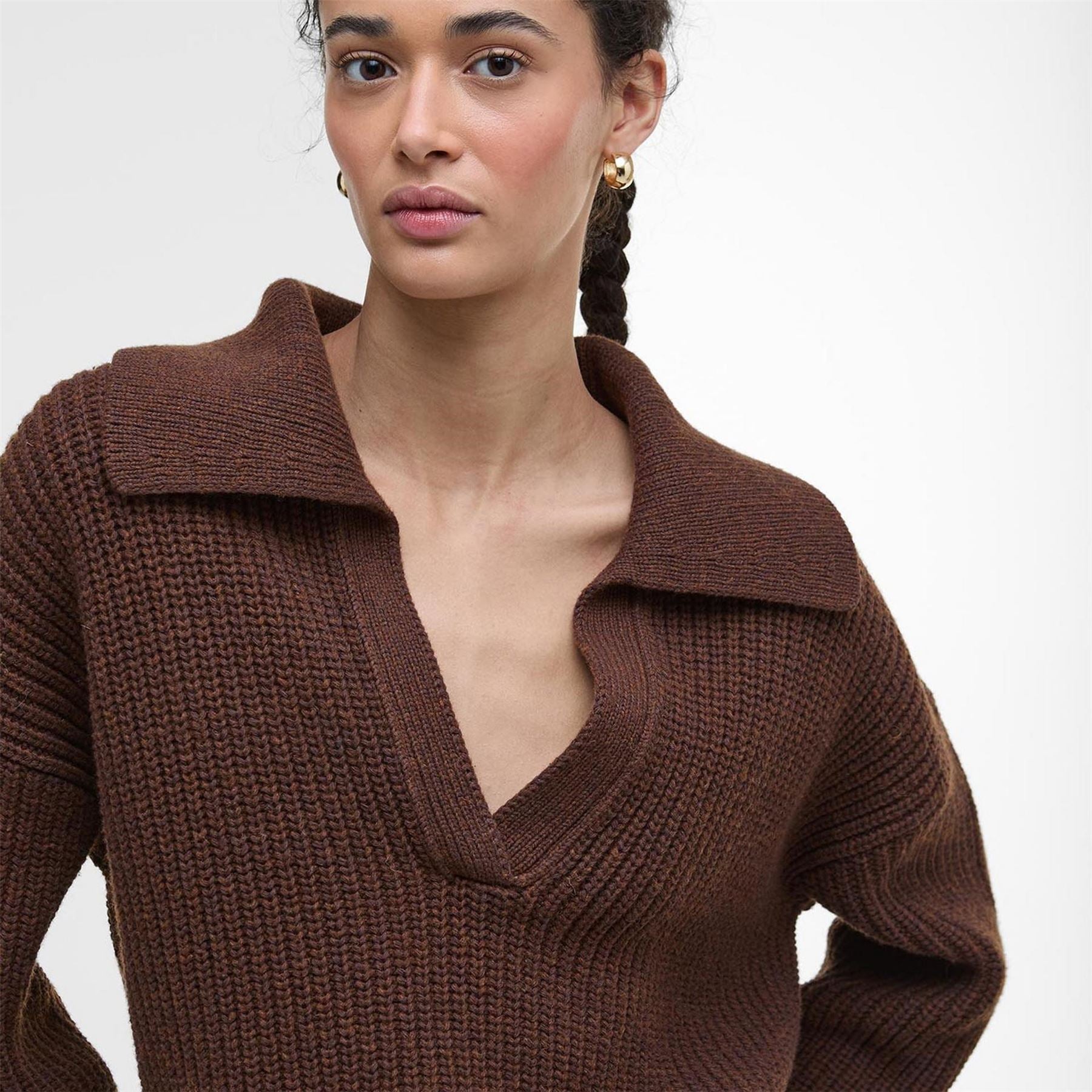 Barbour V Neck Jumper