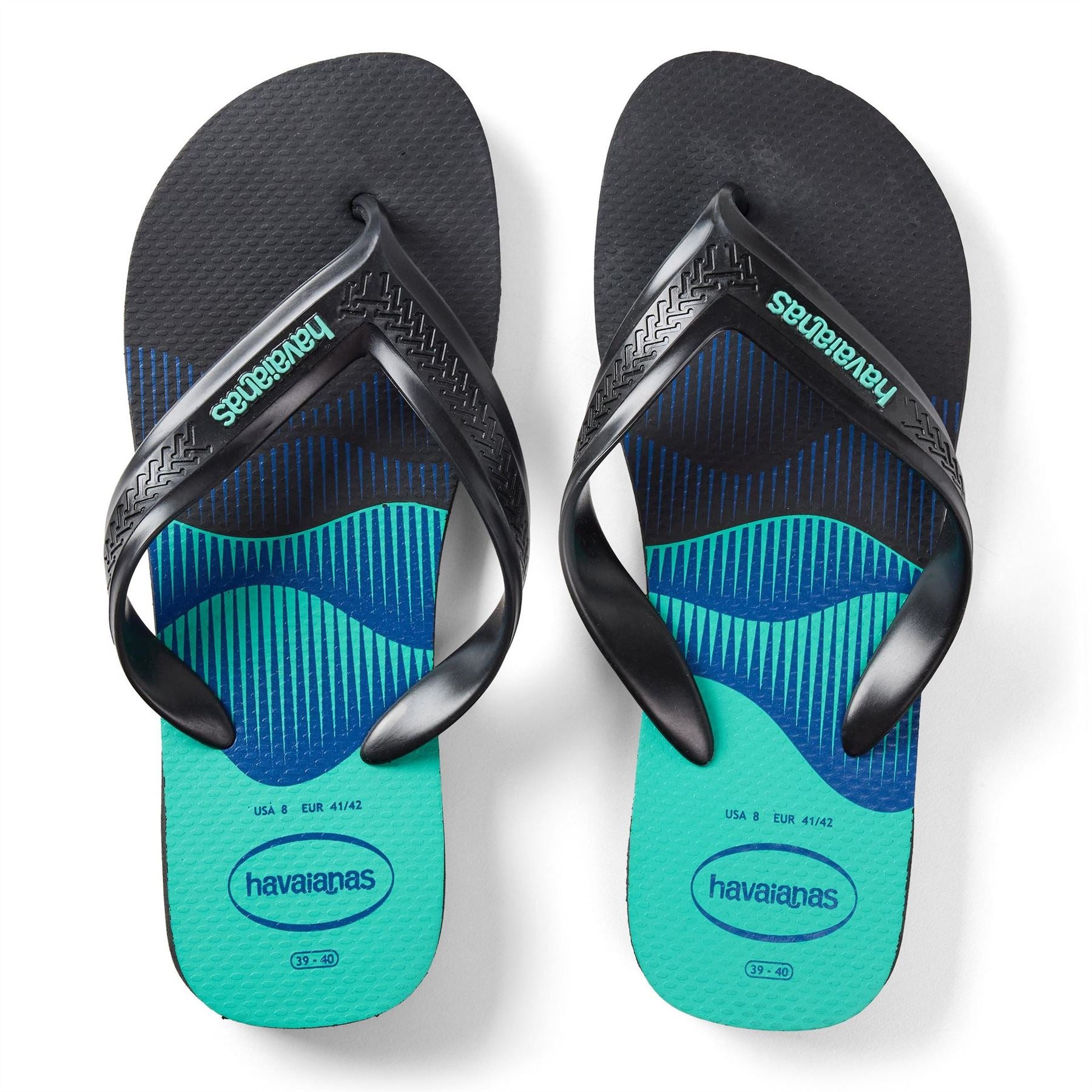 Havaianas Womens Hav. Top Max Basic Black 39 40 Flip Flops