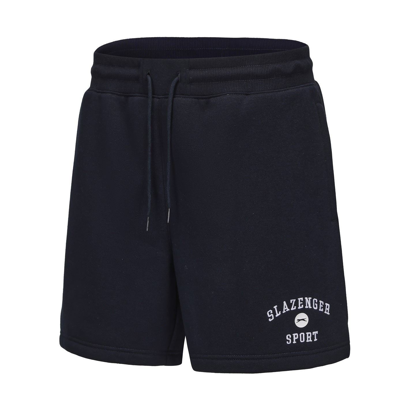 Slazenger Fleece Logo Print Athletic Shorts