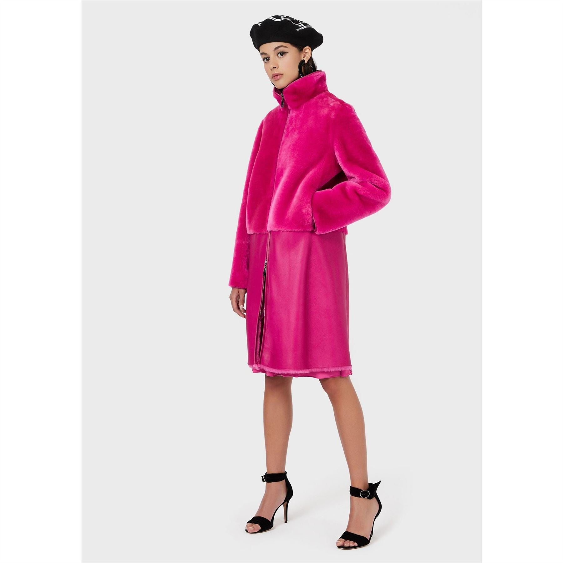 Emporio Armani Reversible Shearling Fur Coat