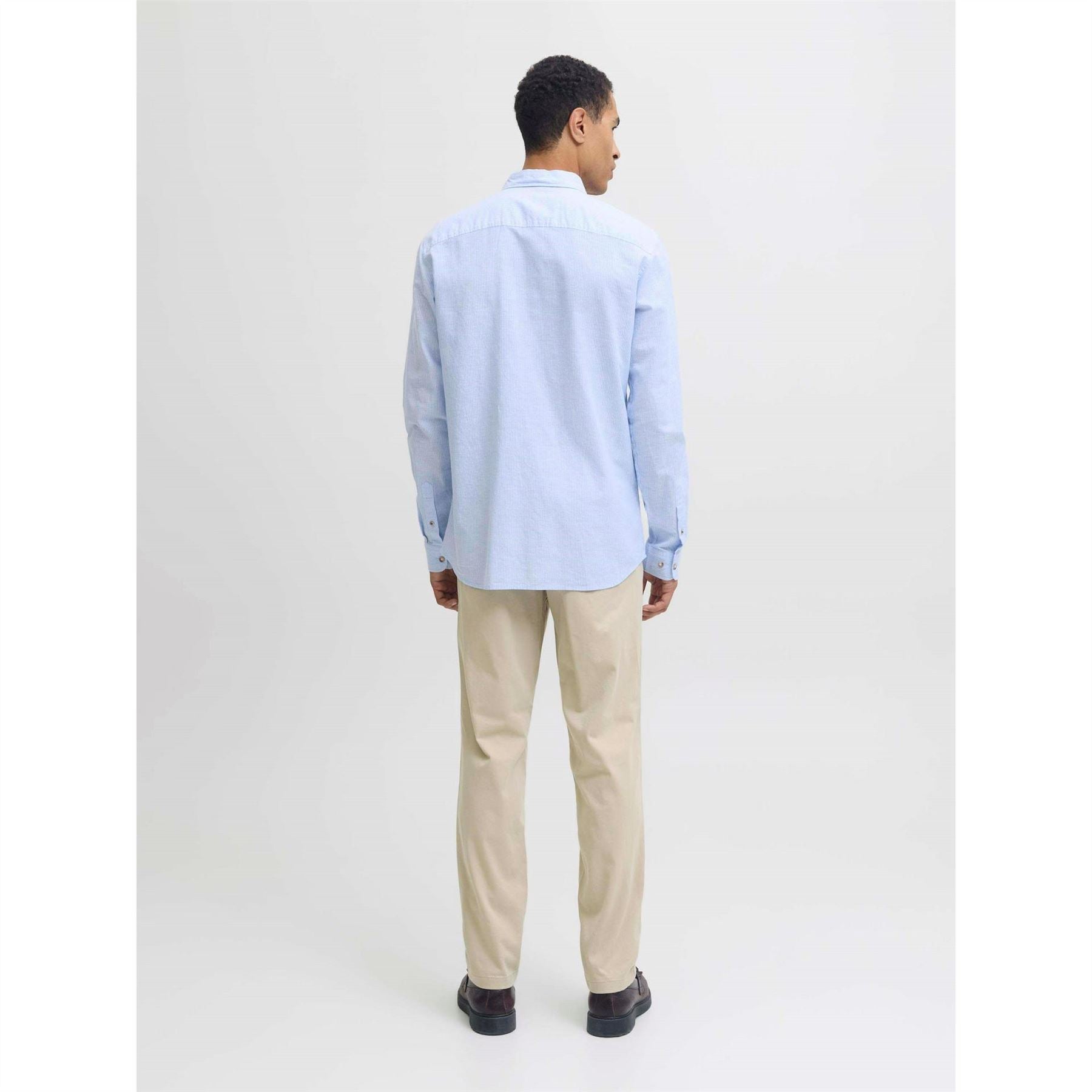 Jack and Jones Marco Bowie Solid Patterned Slim Five Pocket Chinos