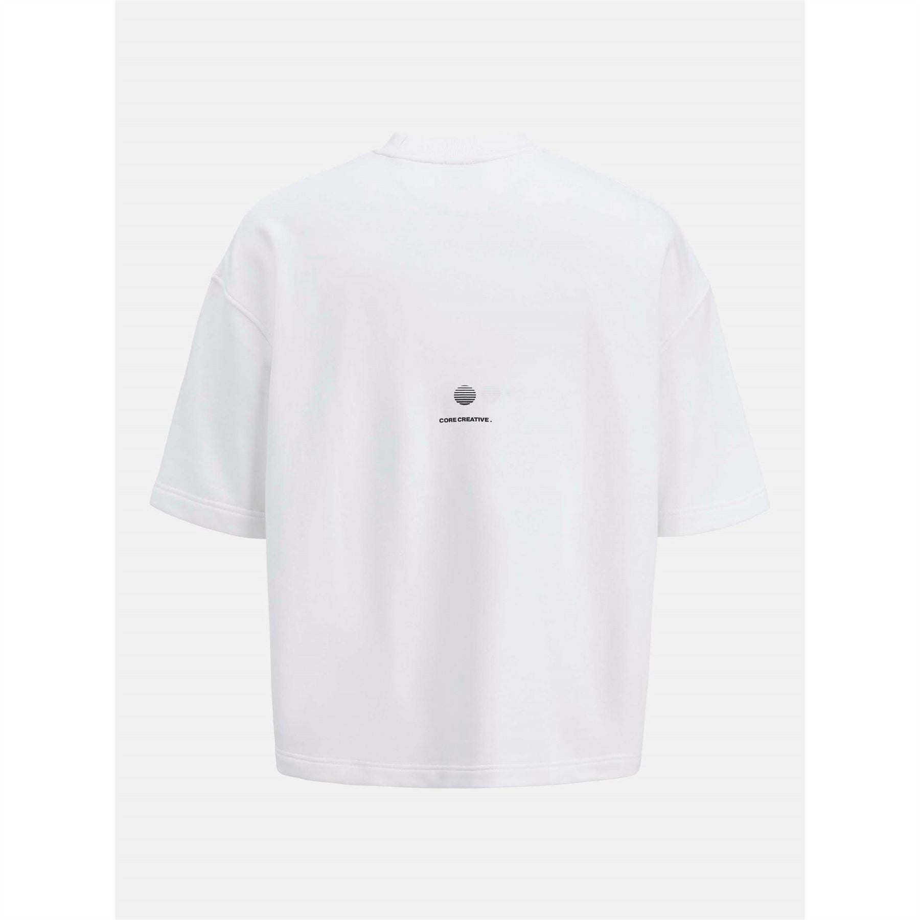 Jack and Jones Print Back Short Sleeve Crew Sweatshirt