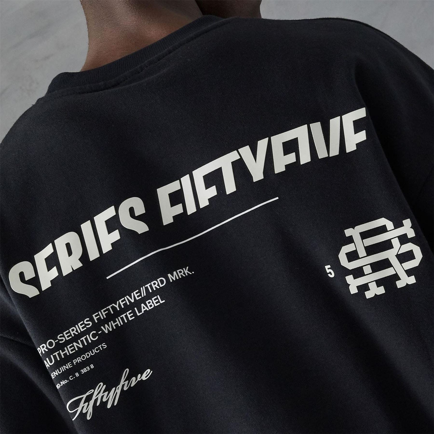 Series 55 Front Back Logo Crewneck Sweatshirt
