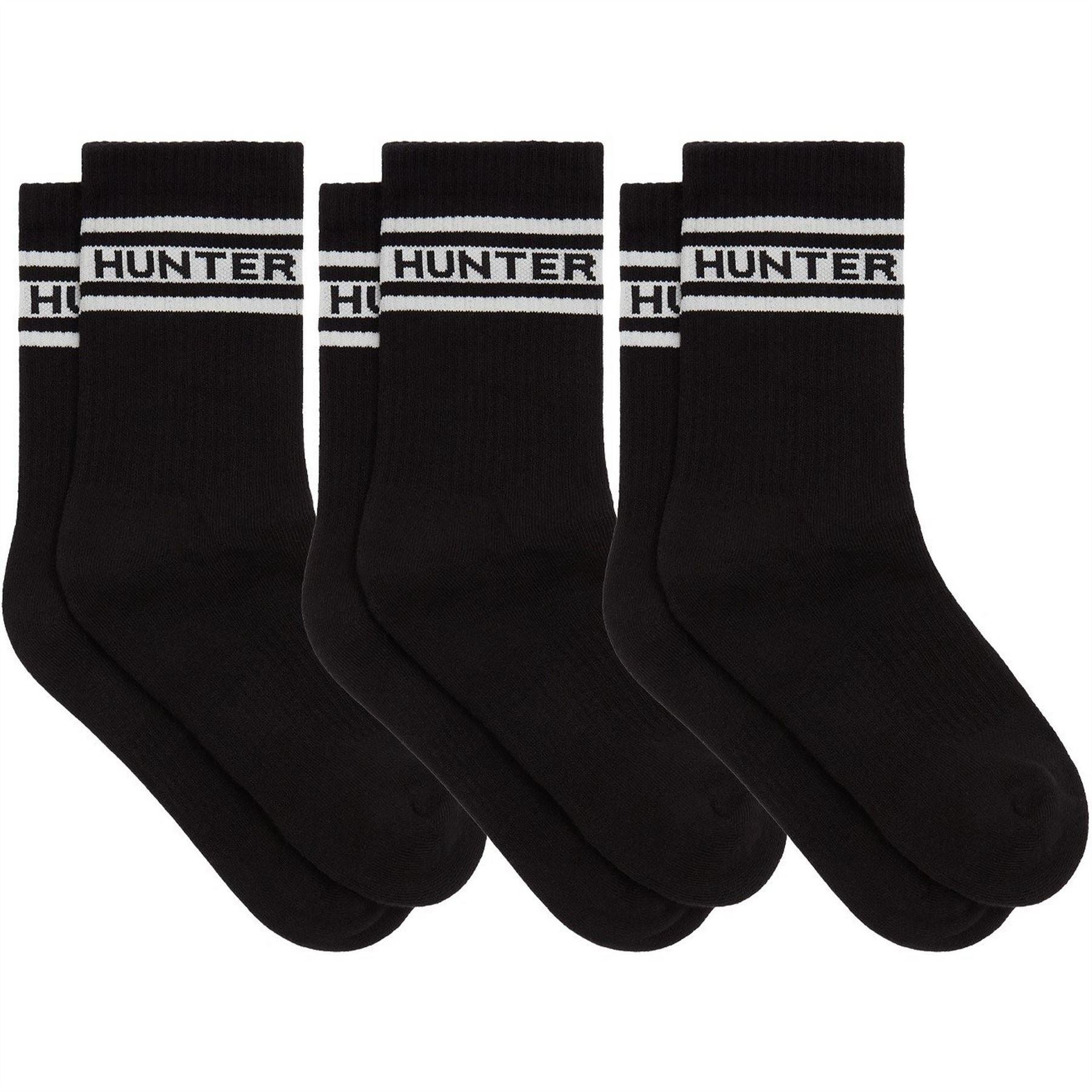 Hunter 3 Pack Crew Socks Unisex