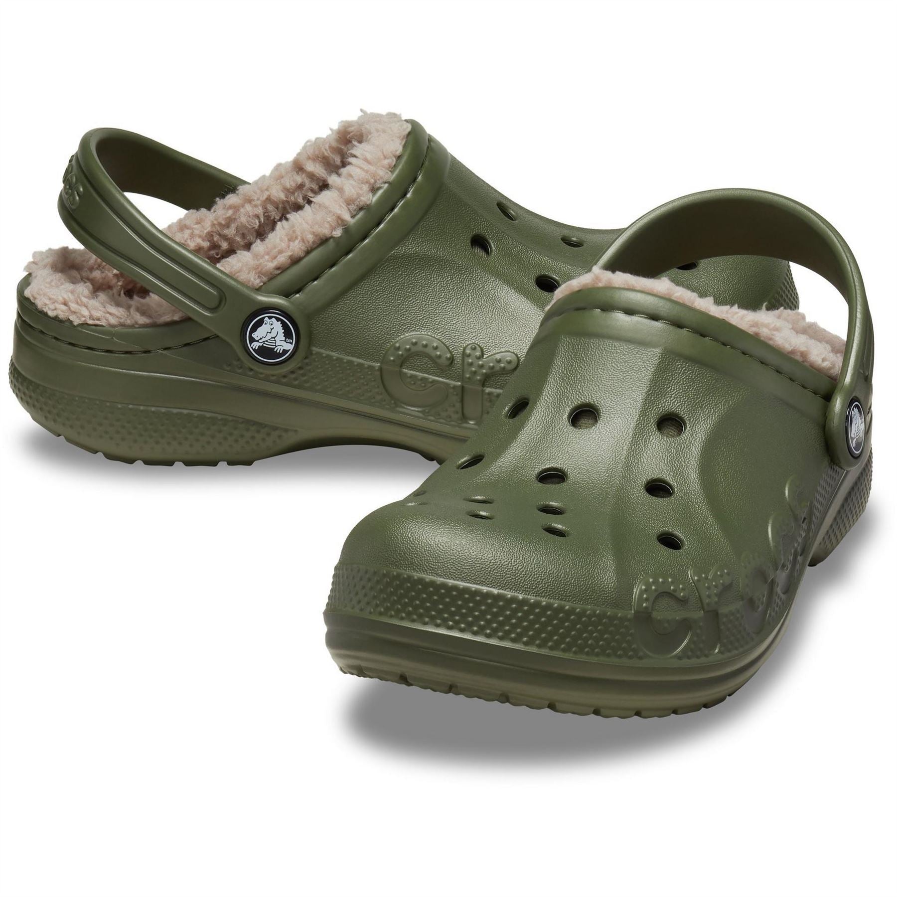 Crocs Baya Lined Closed Toe Clogs for Children