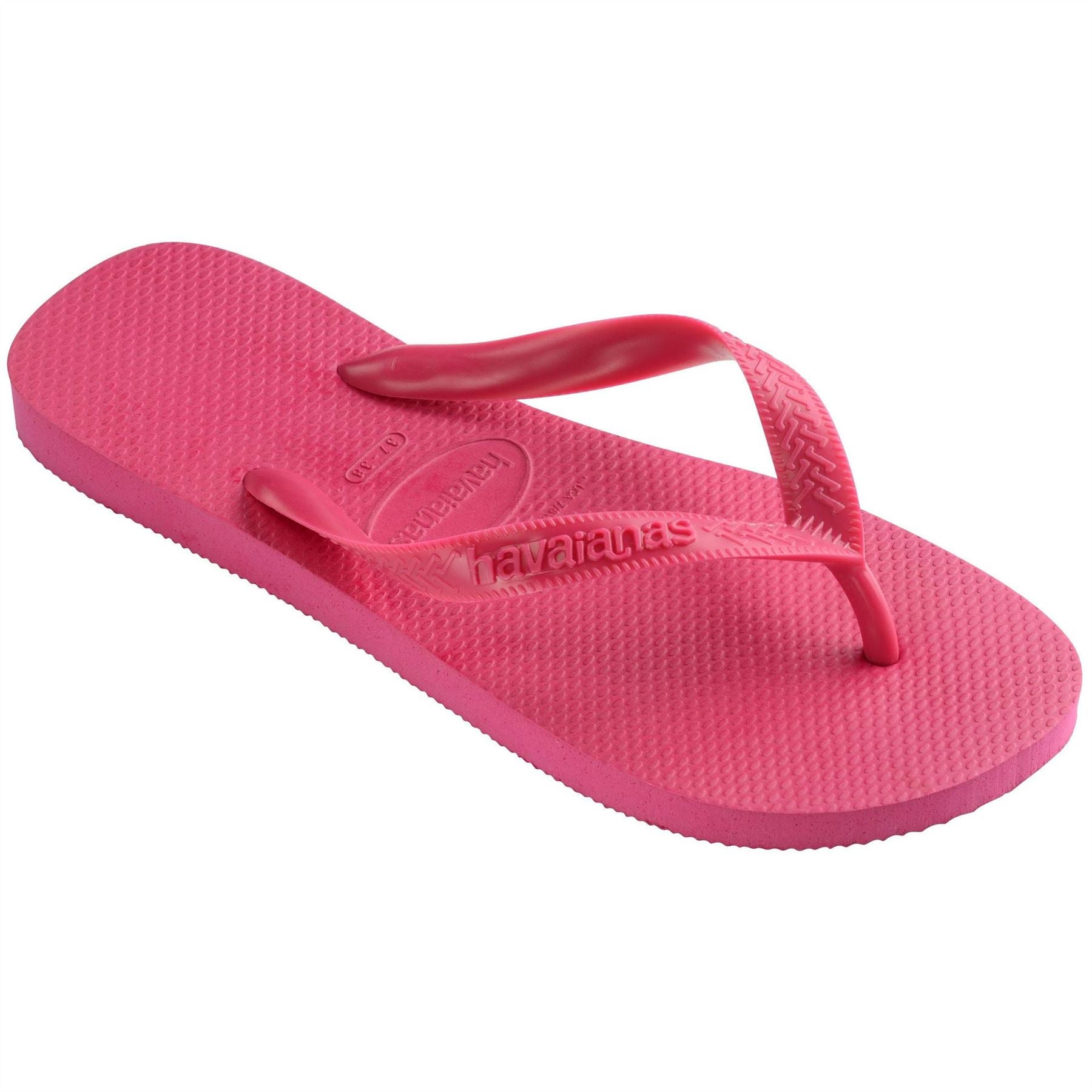 Havaianas Mens Hav. Top Pink Electric 43 44 Flip Flops