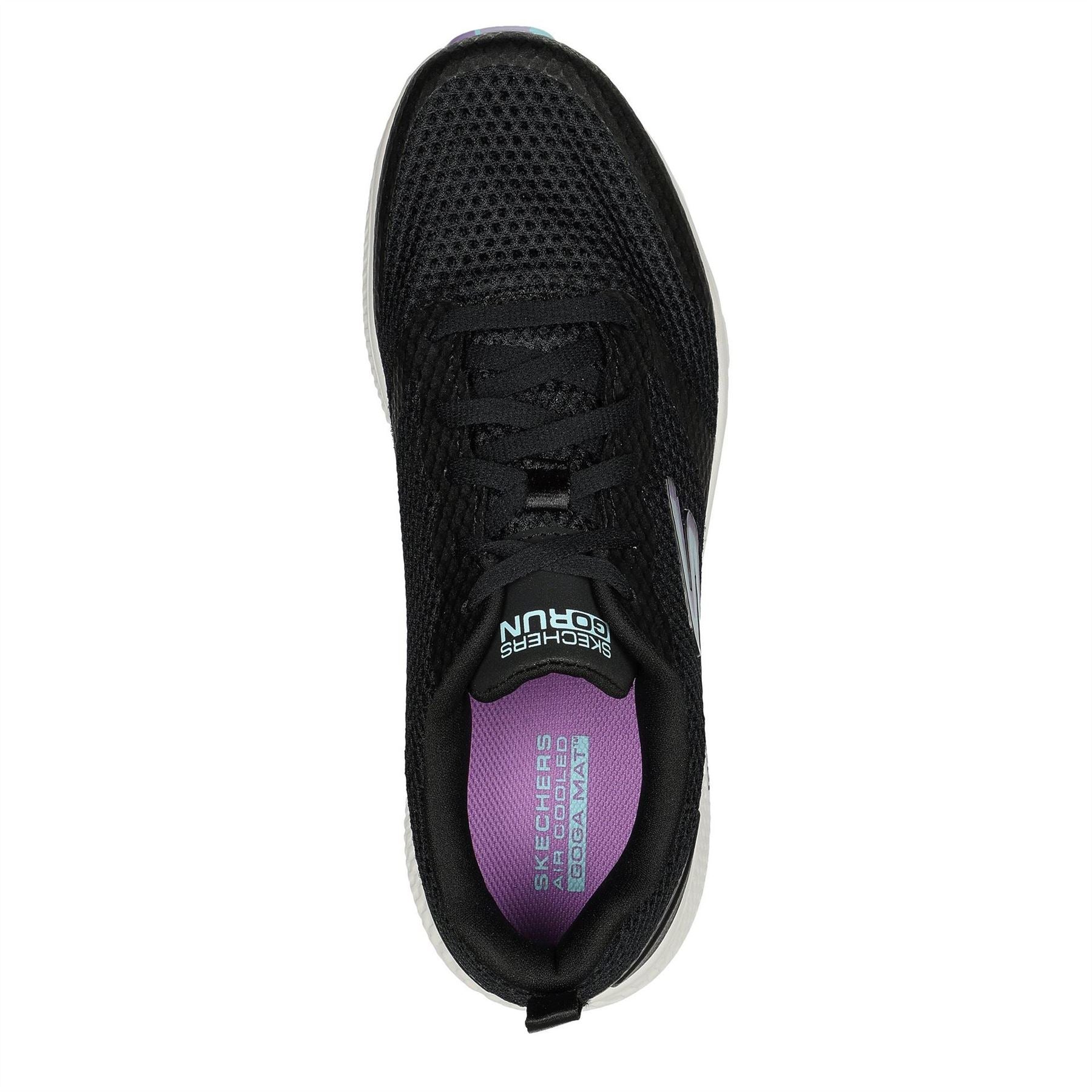 Skechers Womens Mesh Lace Up W Marbled Rub Slip On Trainers