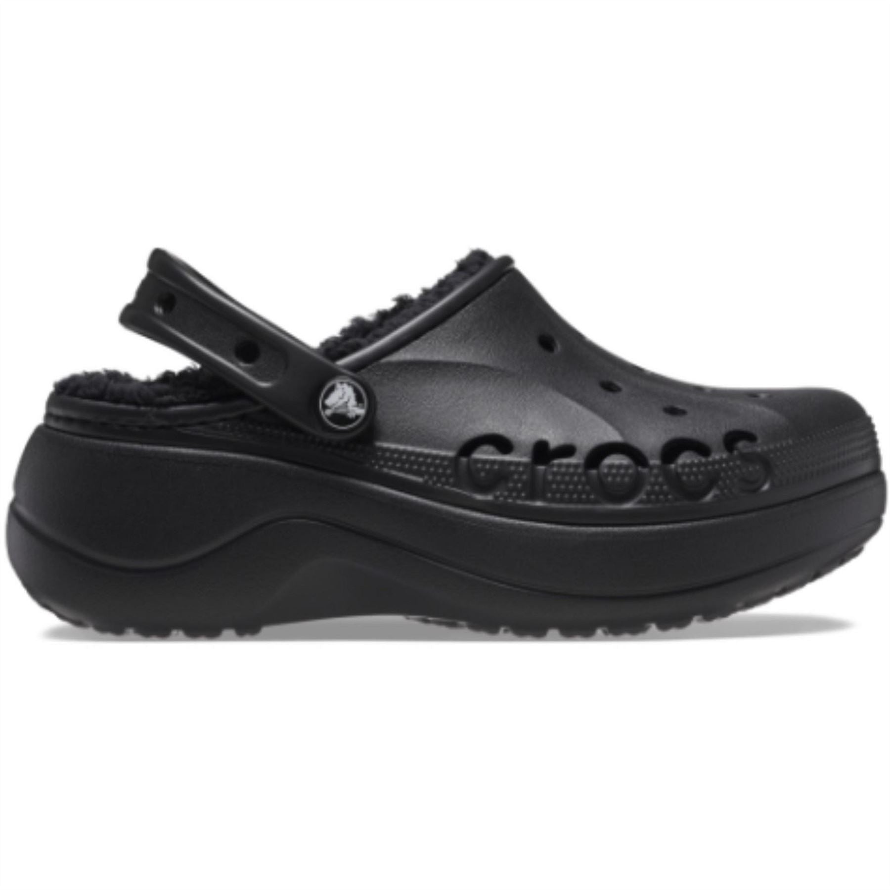 Crocs Womens Lined Platform Clogs