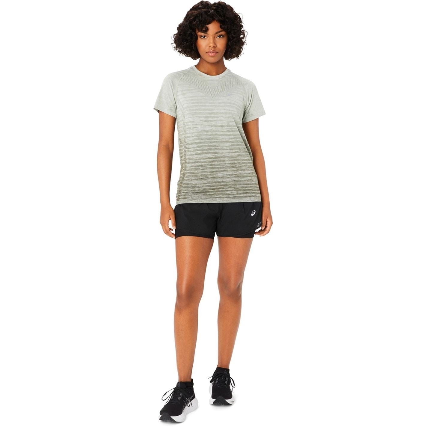 Asics Womens Road 2 N 1 3.5in Short Running