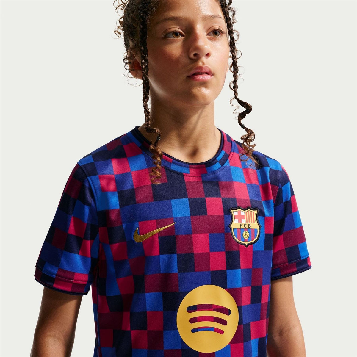 Nike Barcelona Pre Match Shirt 2026 27 Juniors