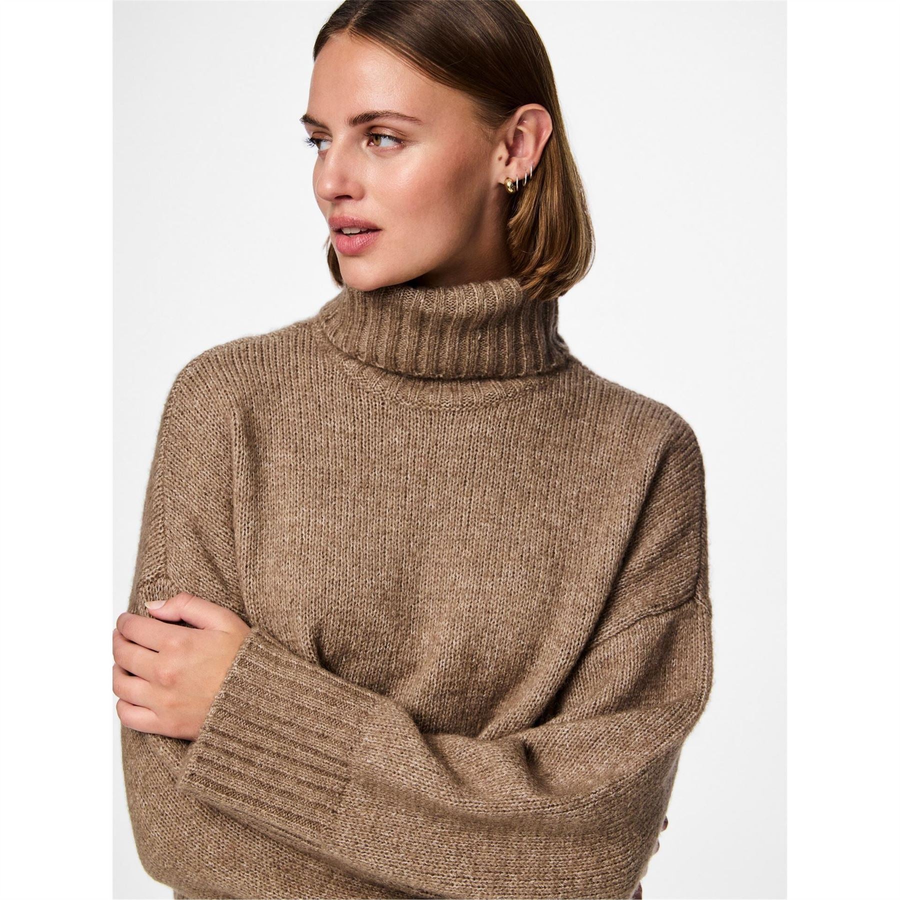 Pieces Oversize Fit Drop Shoulder Sweatshirt
