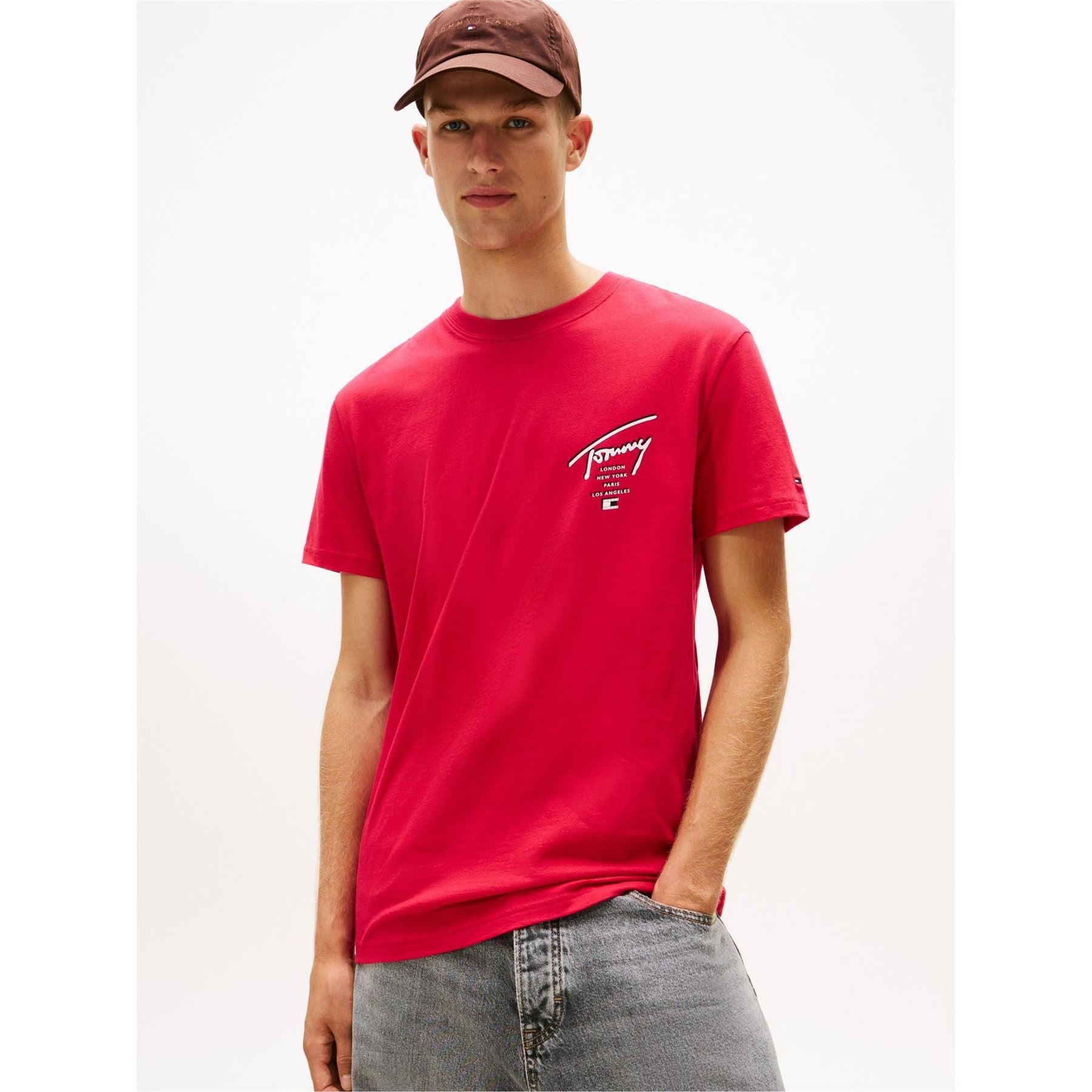 Tommy Jeans Flag Logo T-Shirt