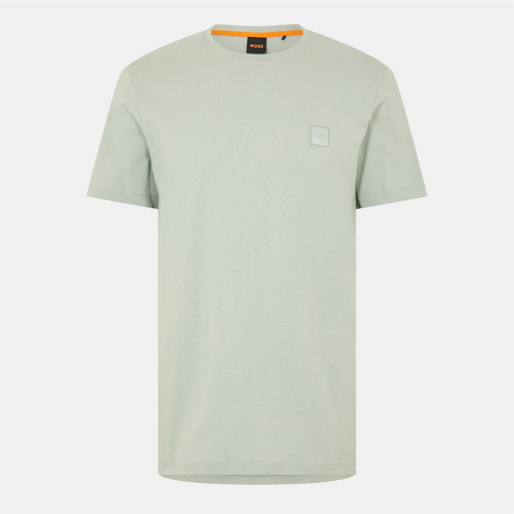 Boss BOSS ORANGE Tales T Shirt with Logo Patch Premium Cotton
