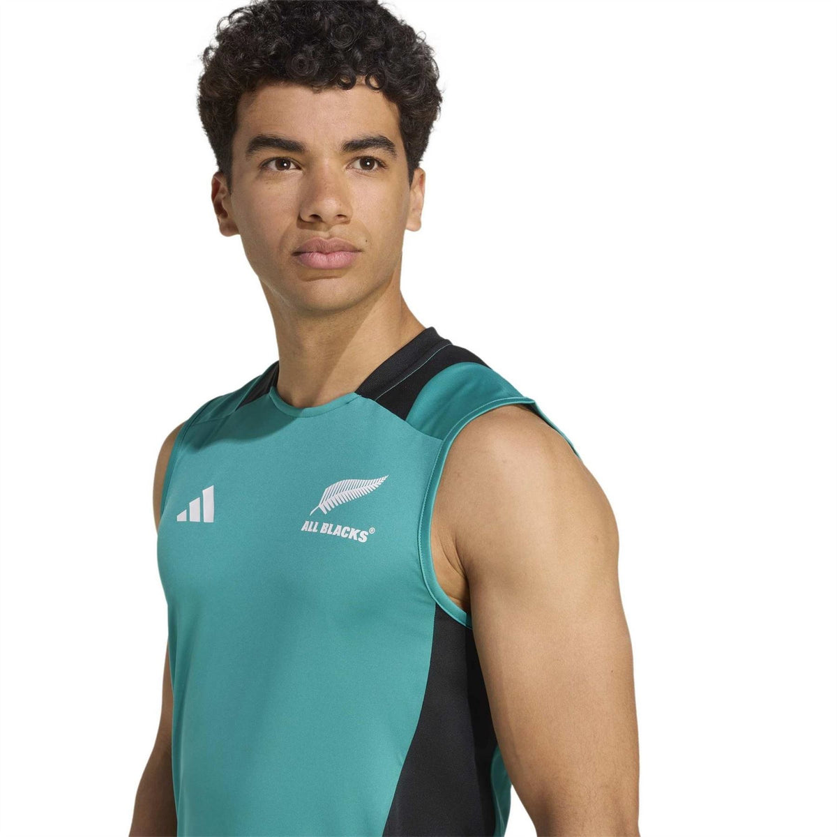 adidas Printed Logo Crew Neck Sleeveless Singlet