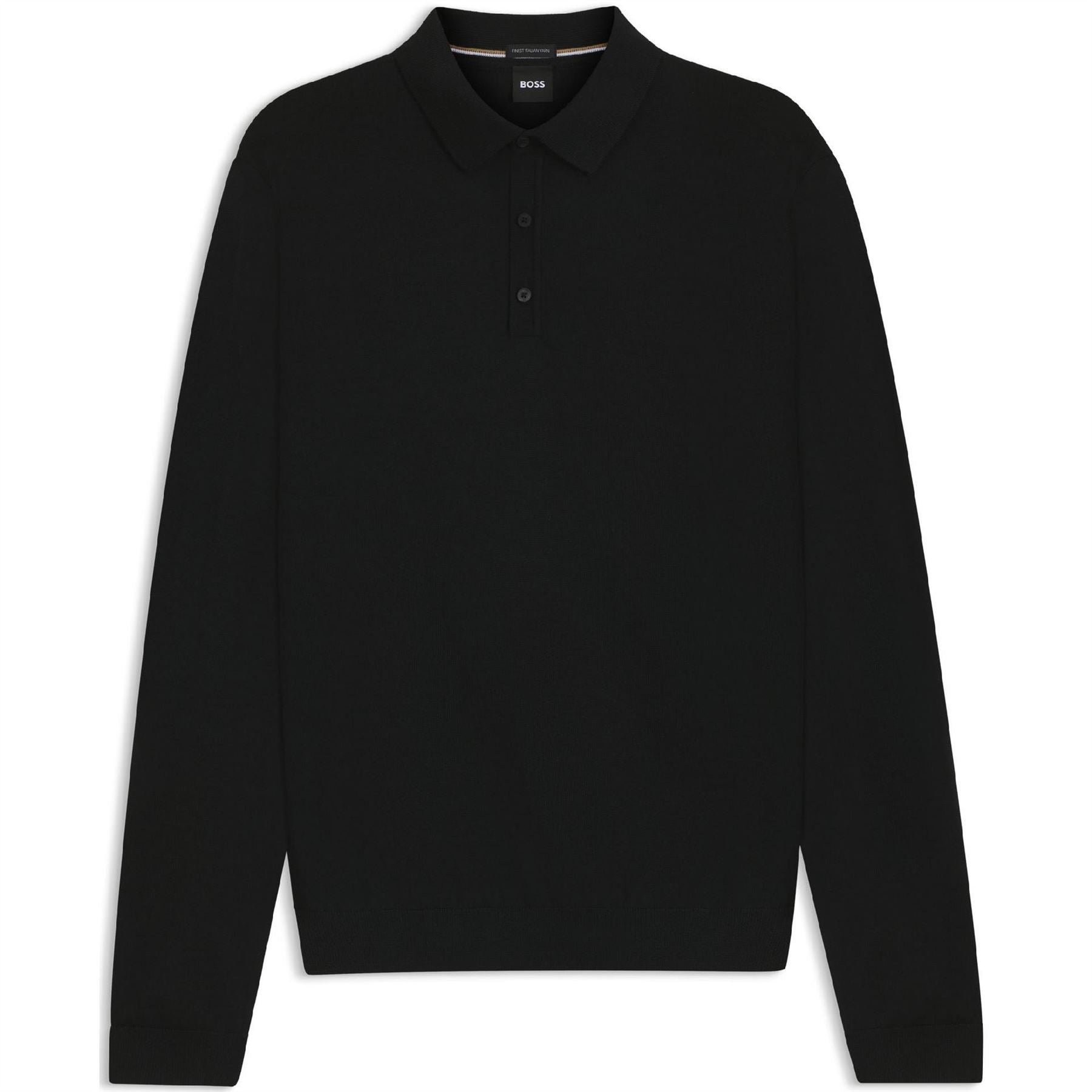 Boss Collared Neck Long Sleeve Regular Fit Shirt
