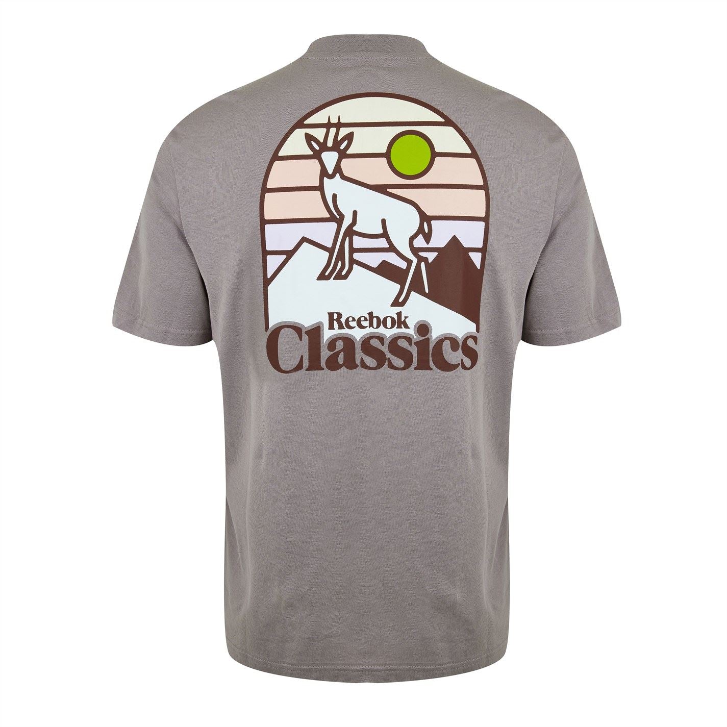 Reebok Crew Neck Short Sleeve Regular Fit T-Shirt