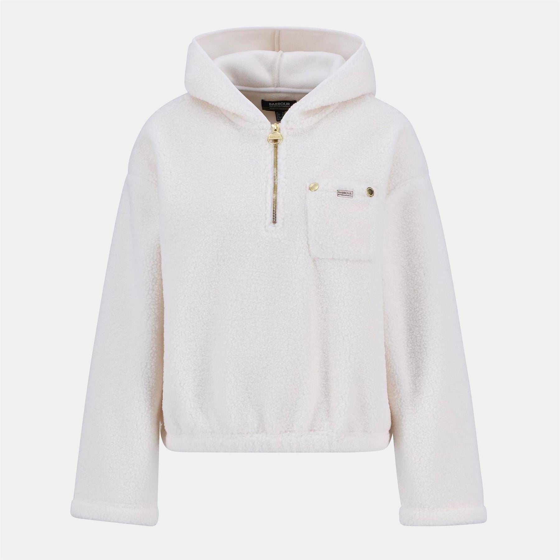 Barbour International Womens Fleece Hoodie