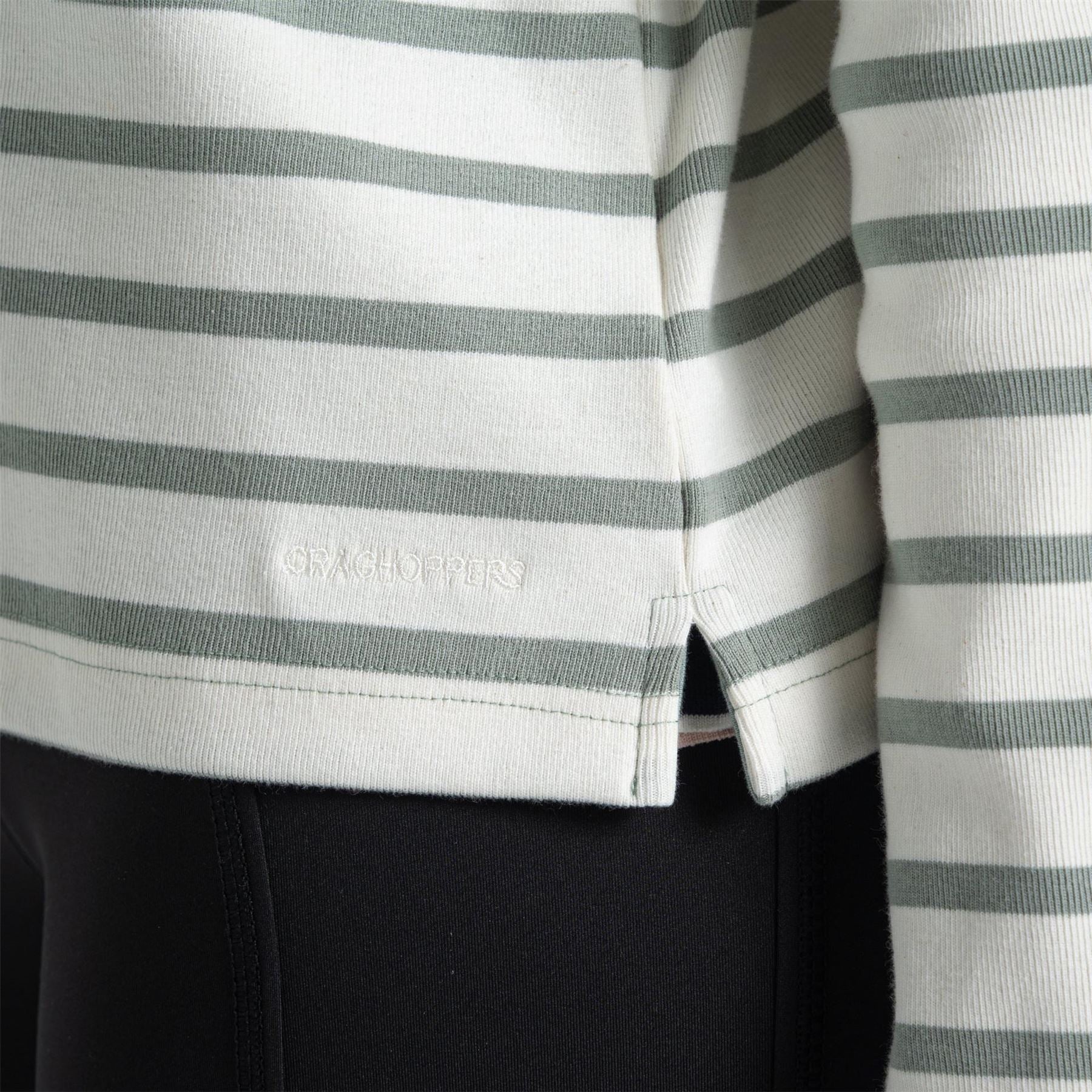 Craghoppers Sinead Boat Neck Long Sleeve Drop Shoulder Jersey Top