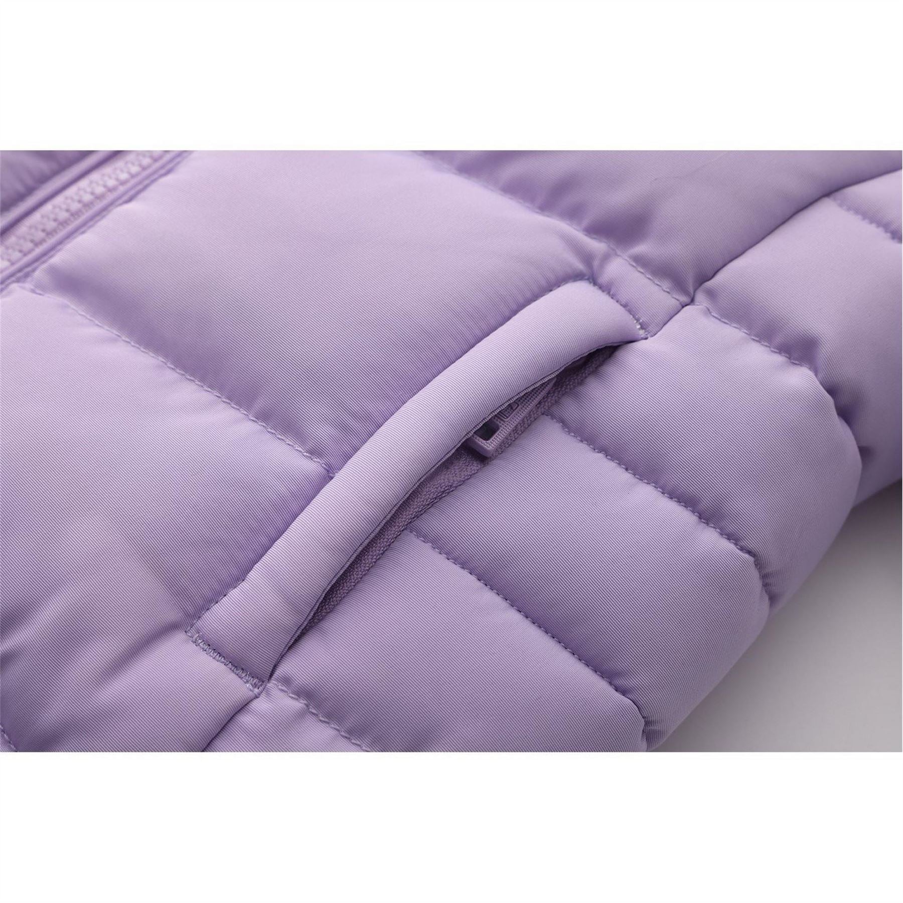 SoulCal 2 Zip Bubble Jacket Junior Girls