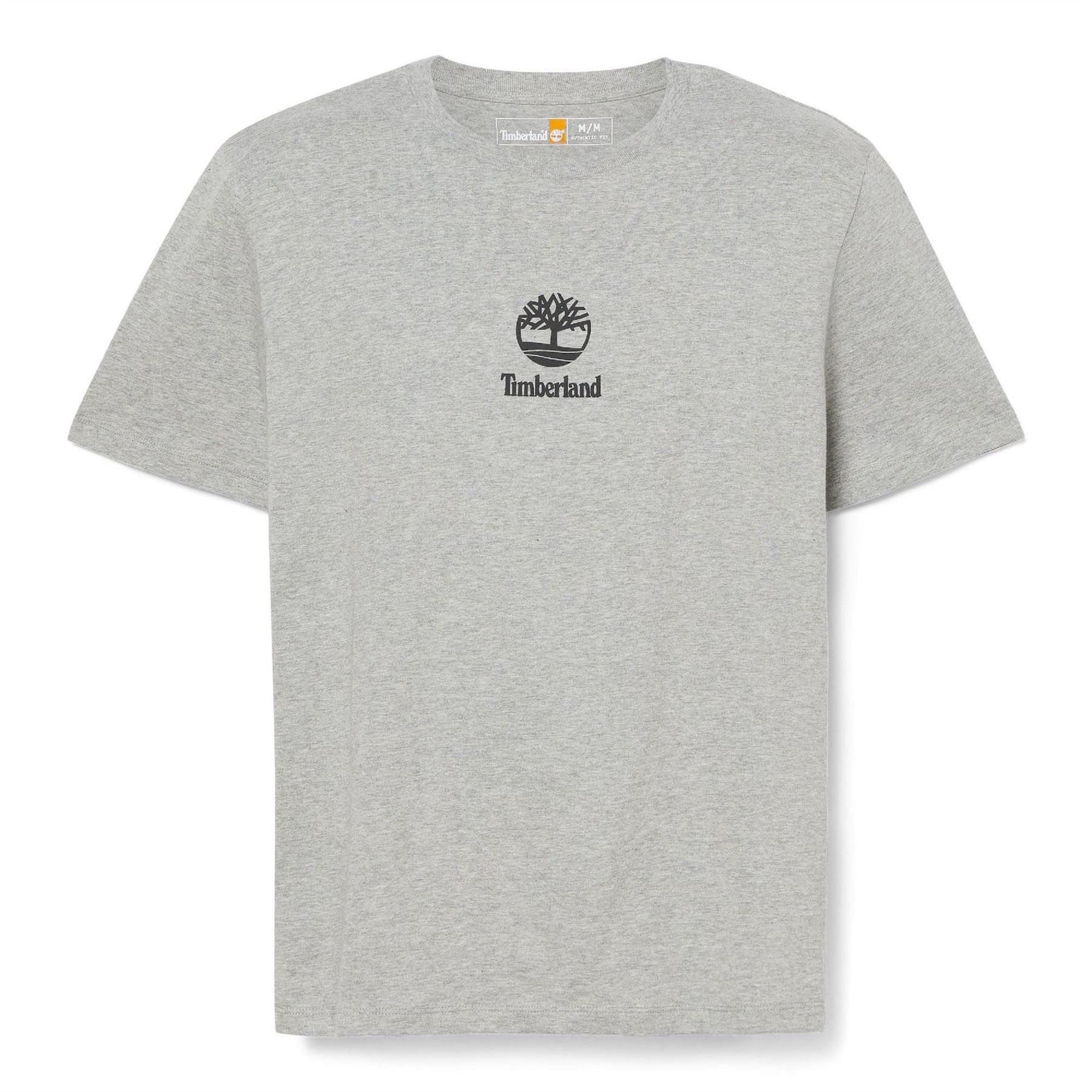 Timberland Print Stack Logo Short Sleeve T Shirt