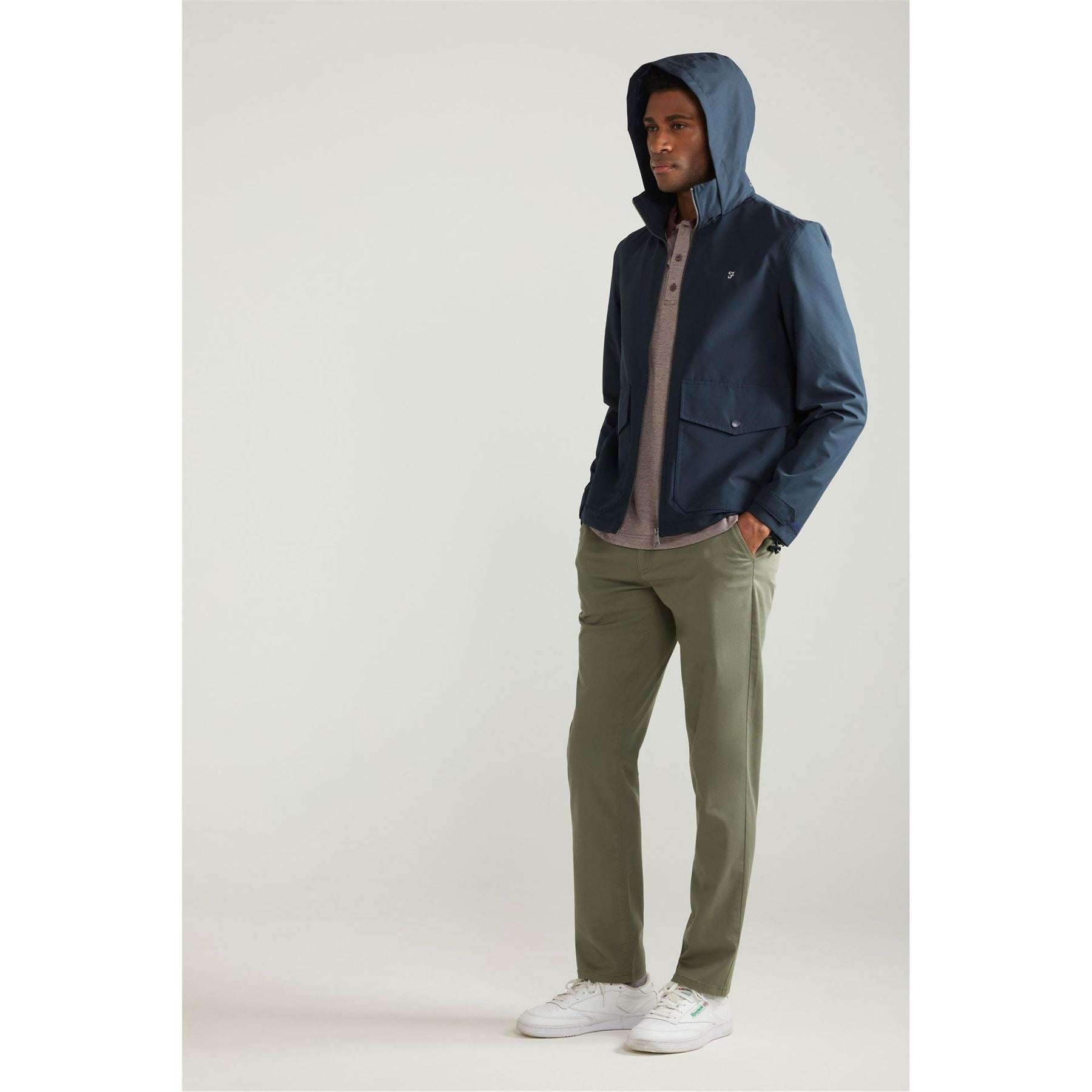 Farah Surrey Hooded Windbreaker Jacket