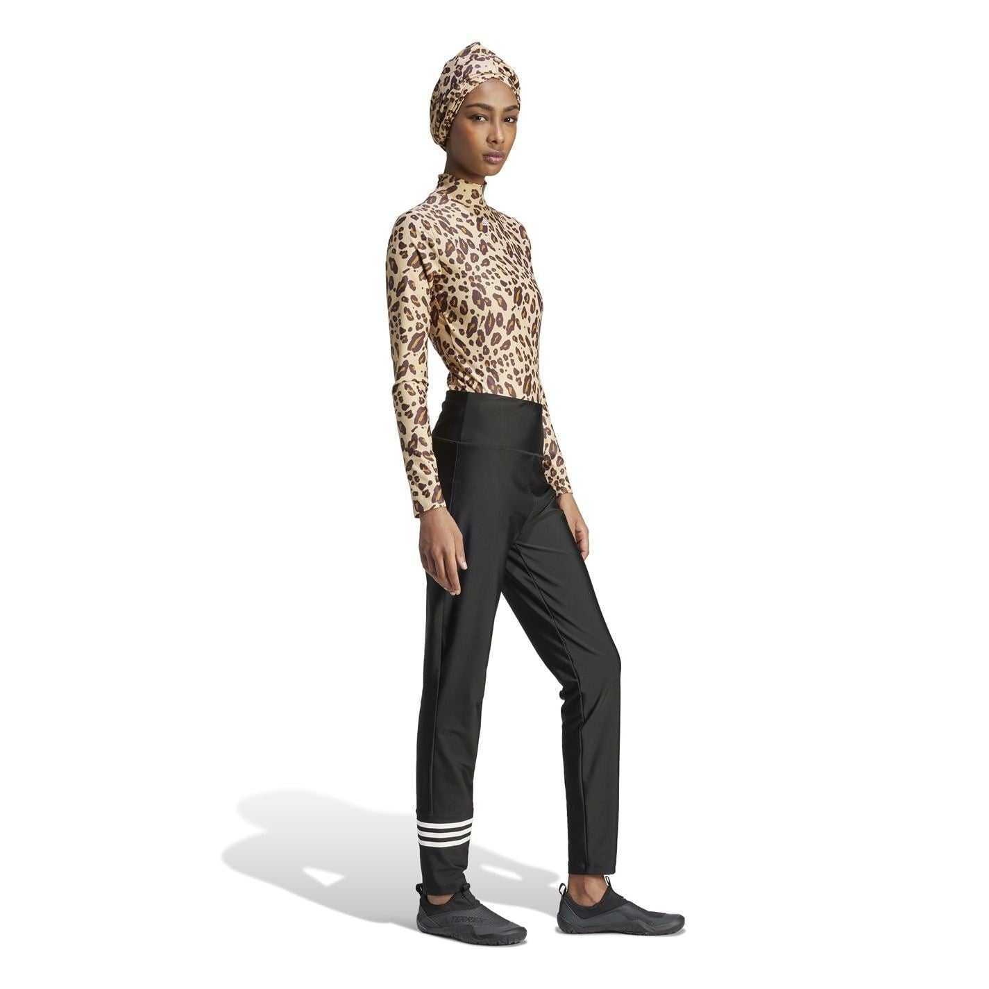 adidas Long Sleeved Animal Print Swimsuit