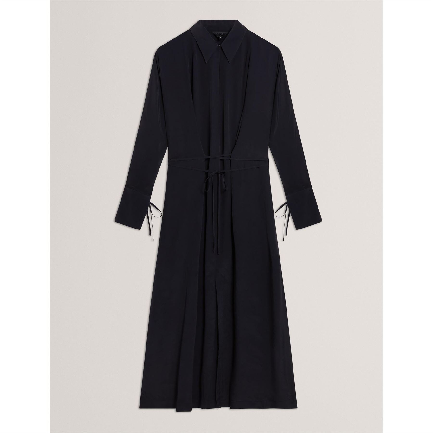 Ted Baker Midi Long Sleeve Shirt Dress