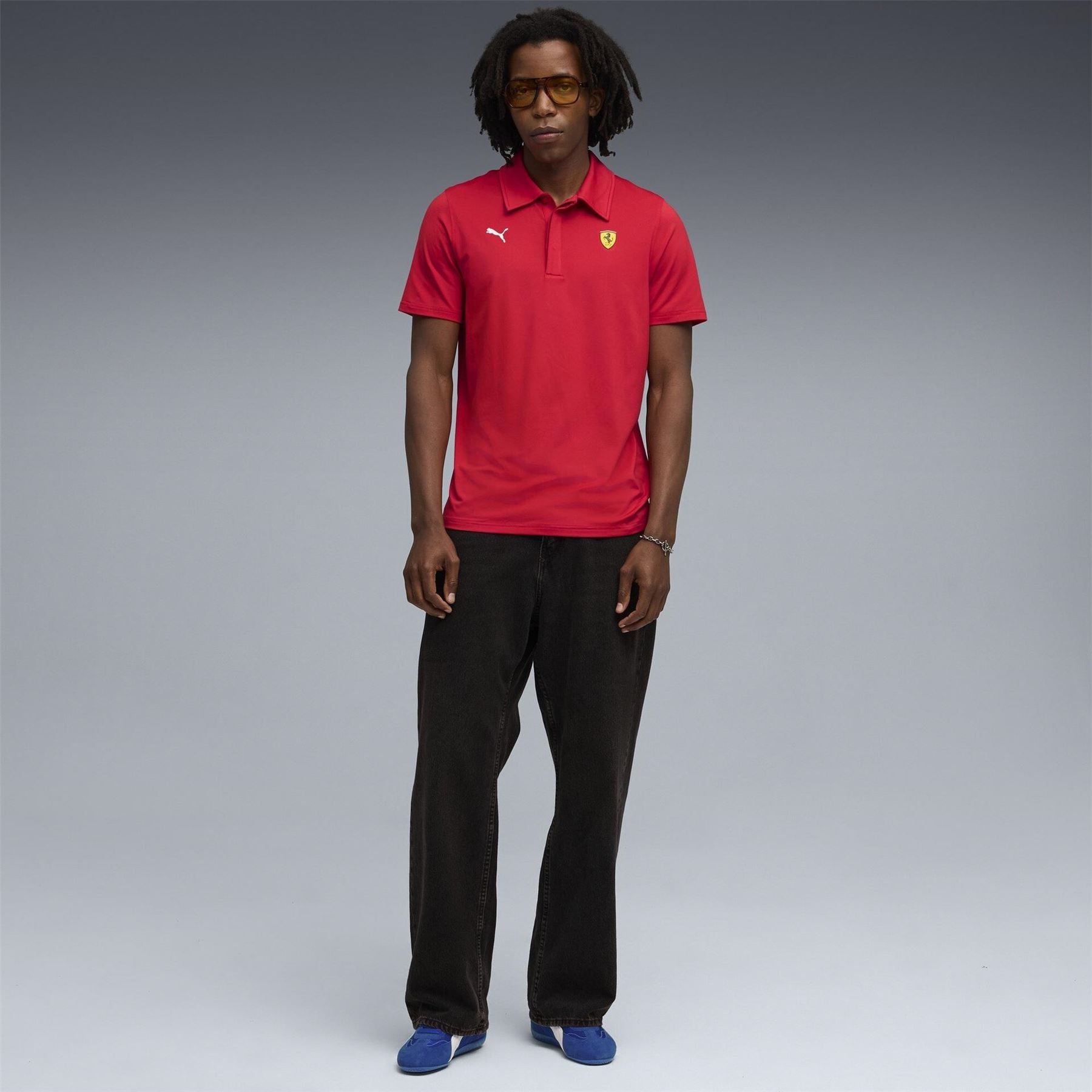 Puma Ferrari Sportswear Cloudspun Short Sleeve Polo