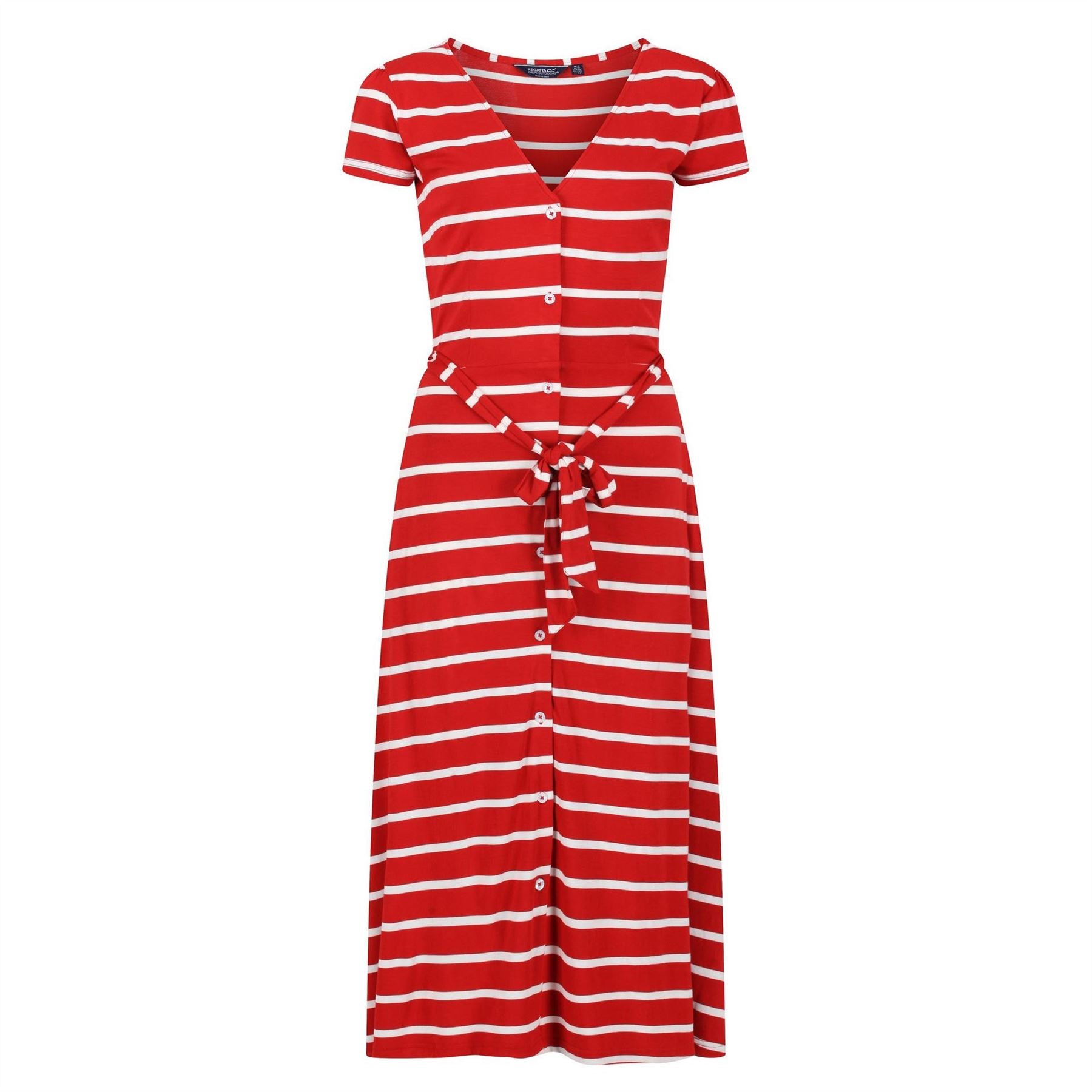 Regatta Maisyn V-Neck Short Sleeve Maxi Dress