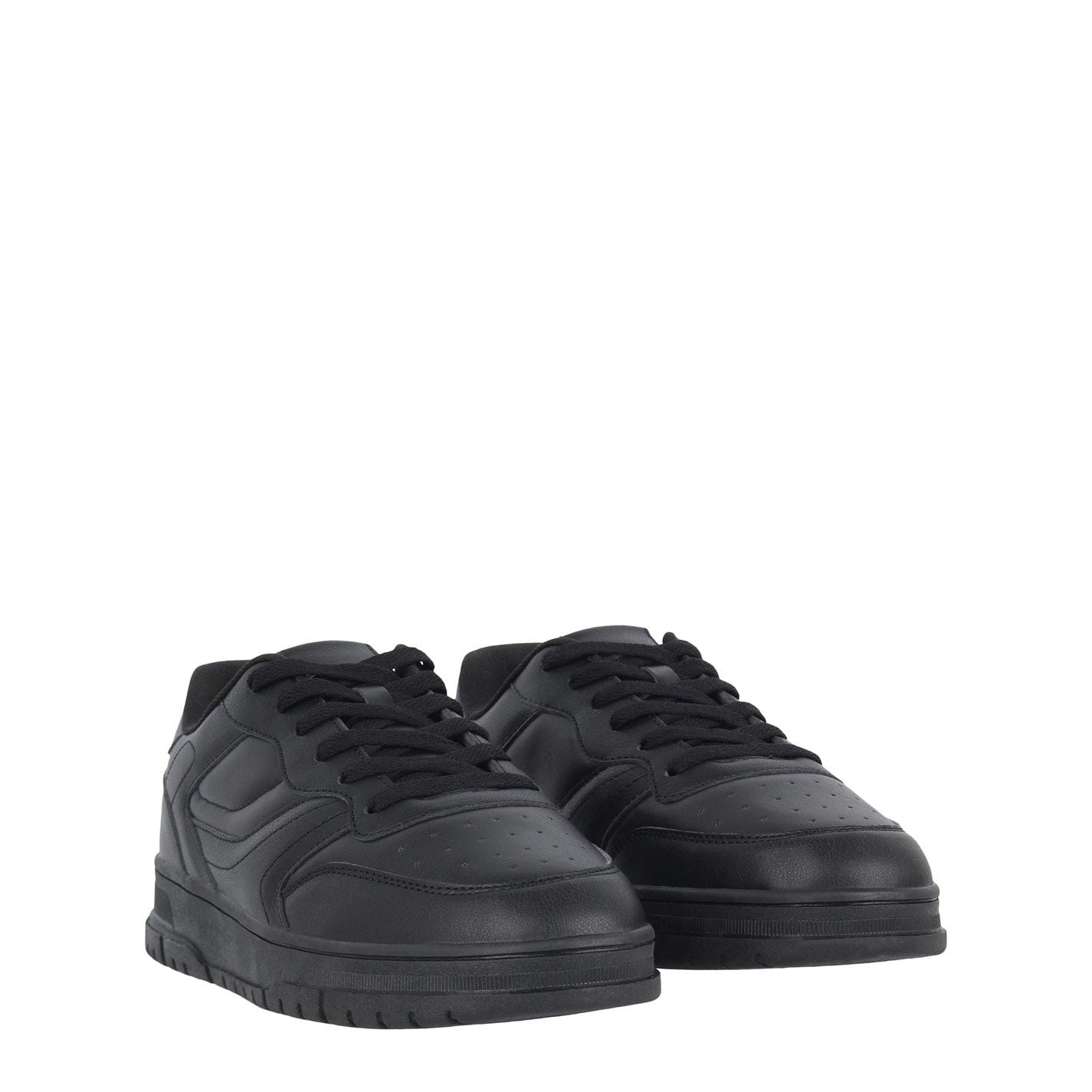 Fabric Round Toe Flat Heel Trainers