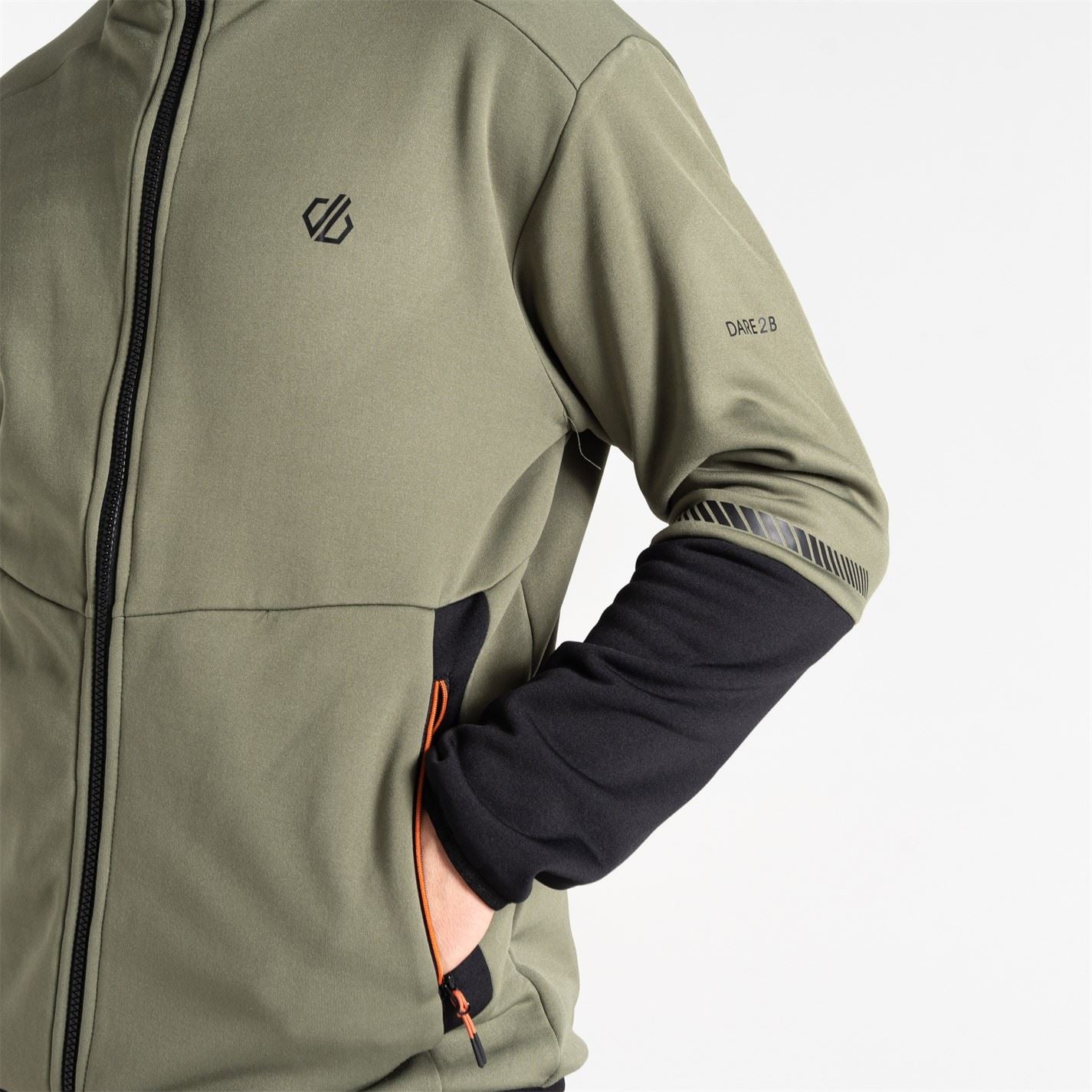 Dare 2b Hooded Reflective Ribbon Running Jacket