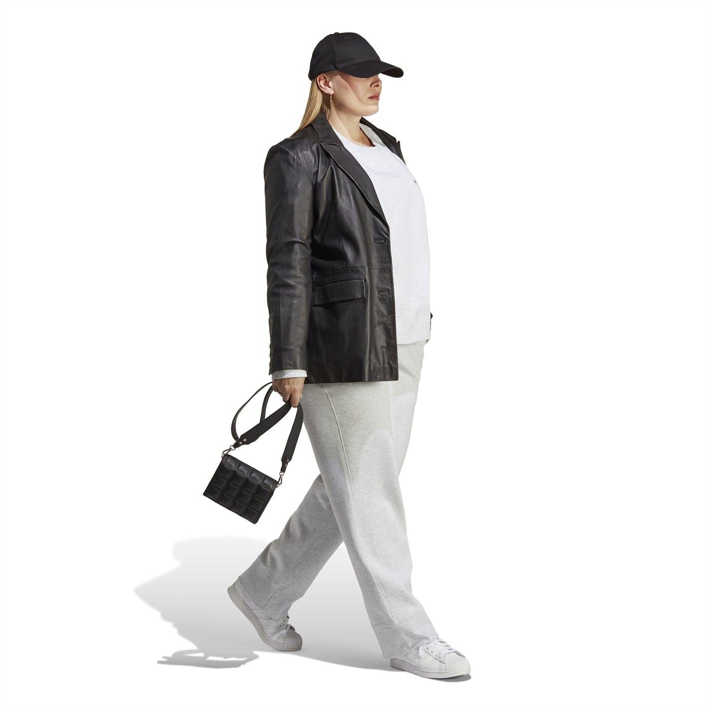 adidas Originals Womens Premium Essentials Plus Size Crew Sweatshirt