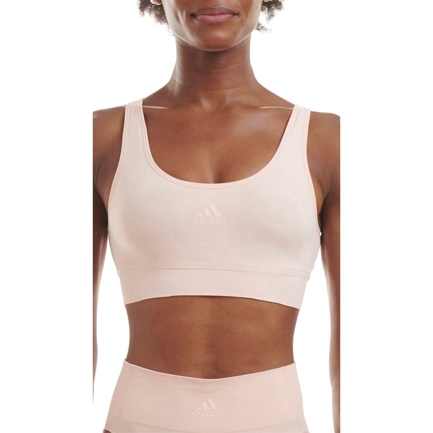 adidas Sport Active Seamless Micro Stretch Scoop Lounge Bra