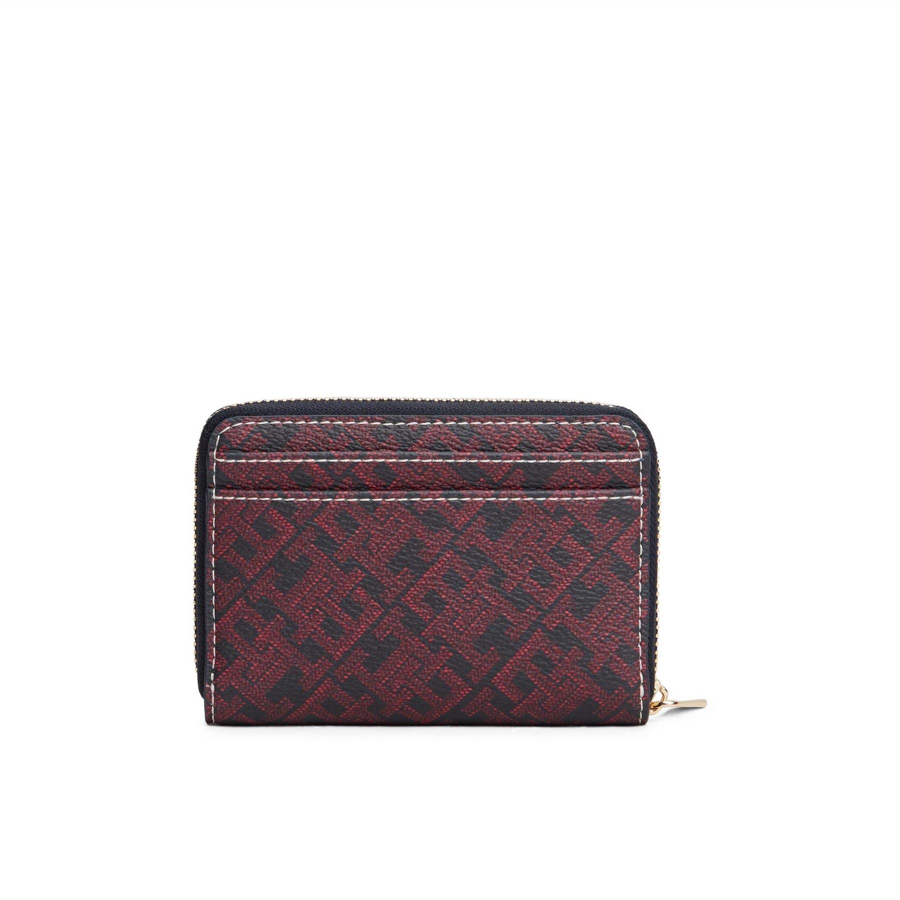 Tommy Hilfiger Mono Zip Around Wallet Geometric Patterned