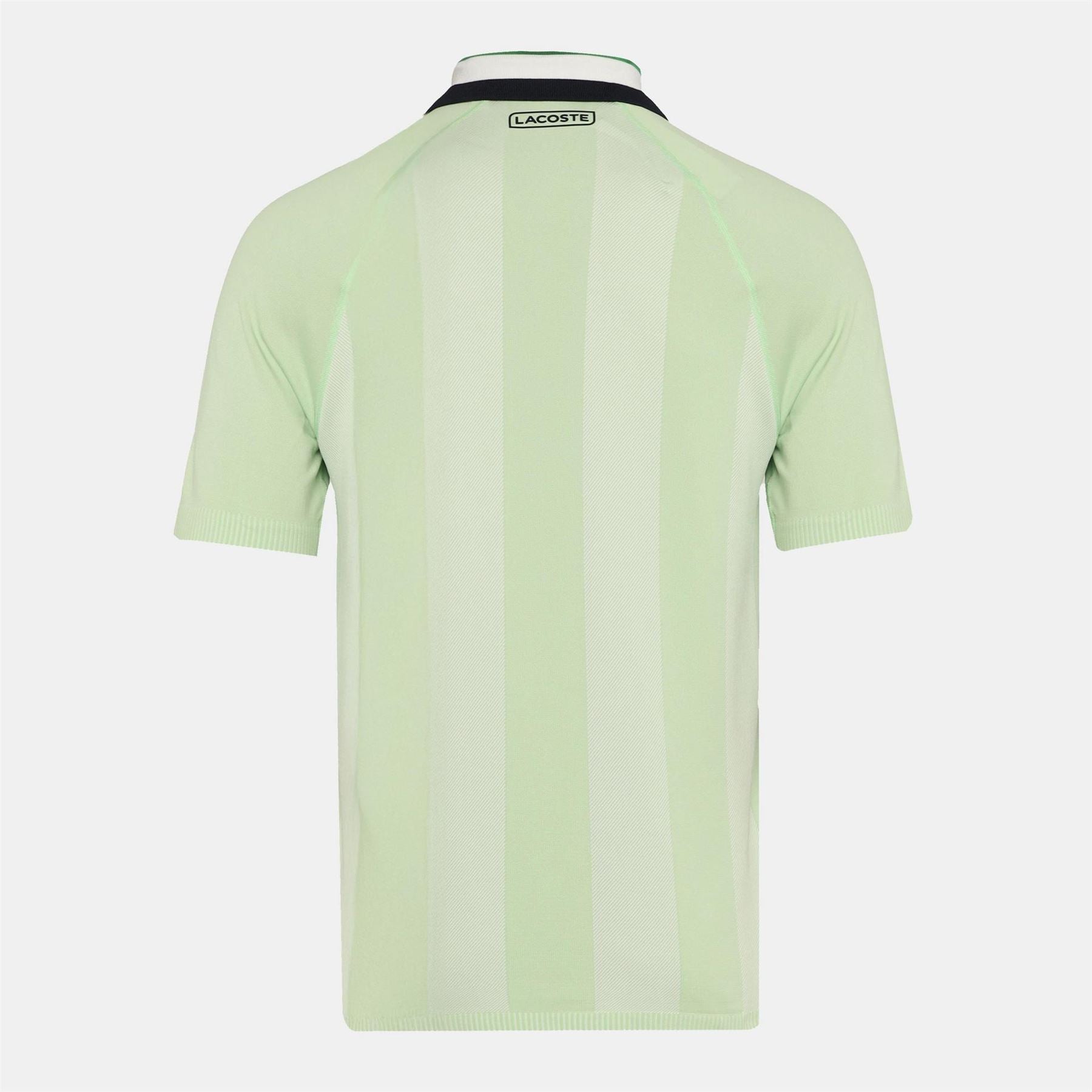 Lacoste Ribbed Collar Short Sleeve Performance Polo Shirt