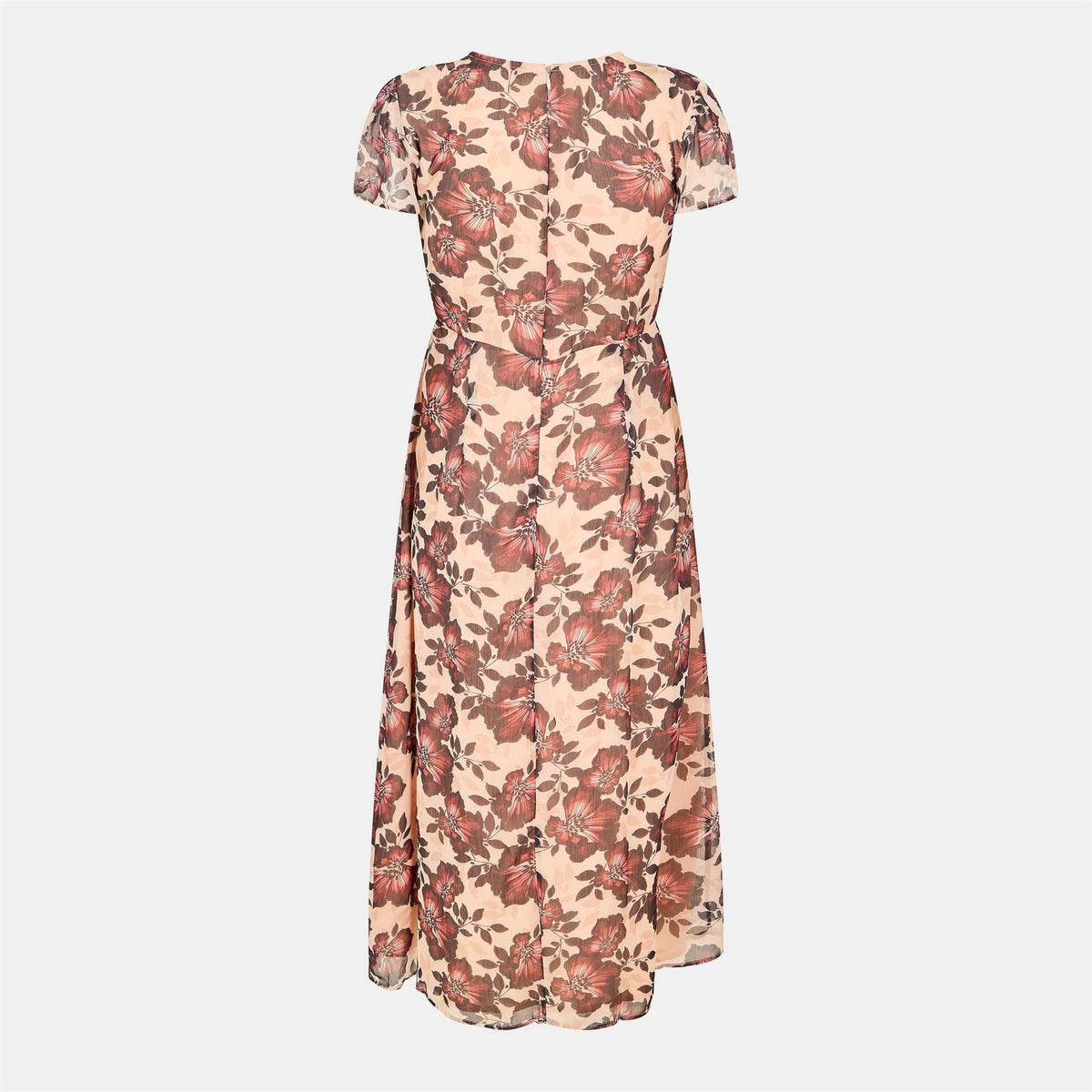 French Connection Elyse V-Neck Midi A-Line Dress