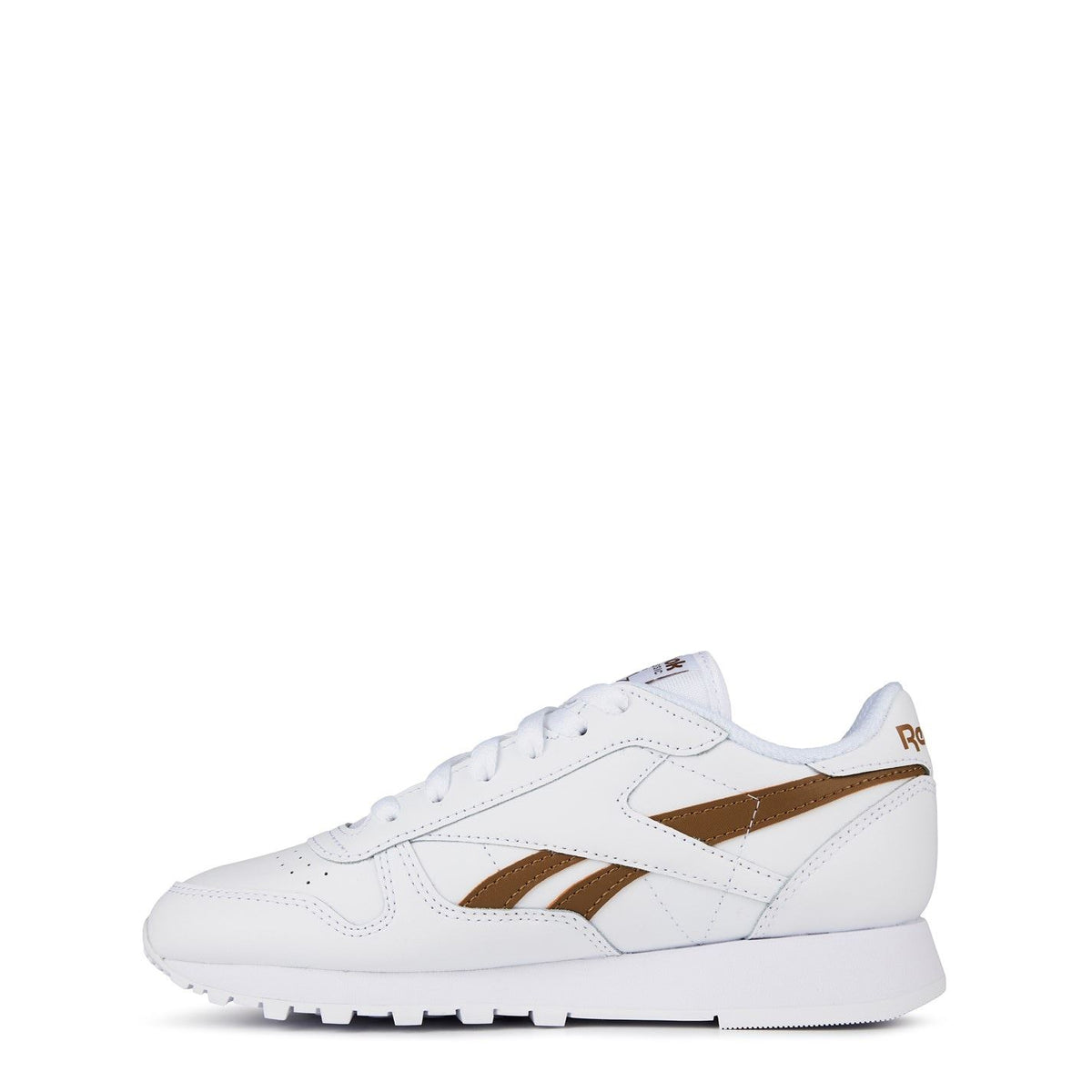 Reebok Classic Leather Lace-Up Trainers with Perforated Detailing