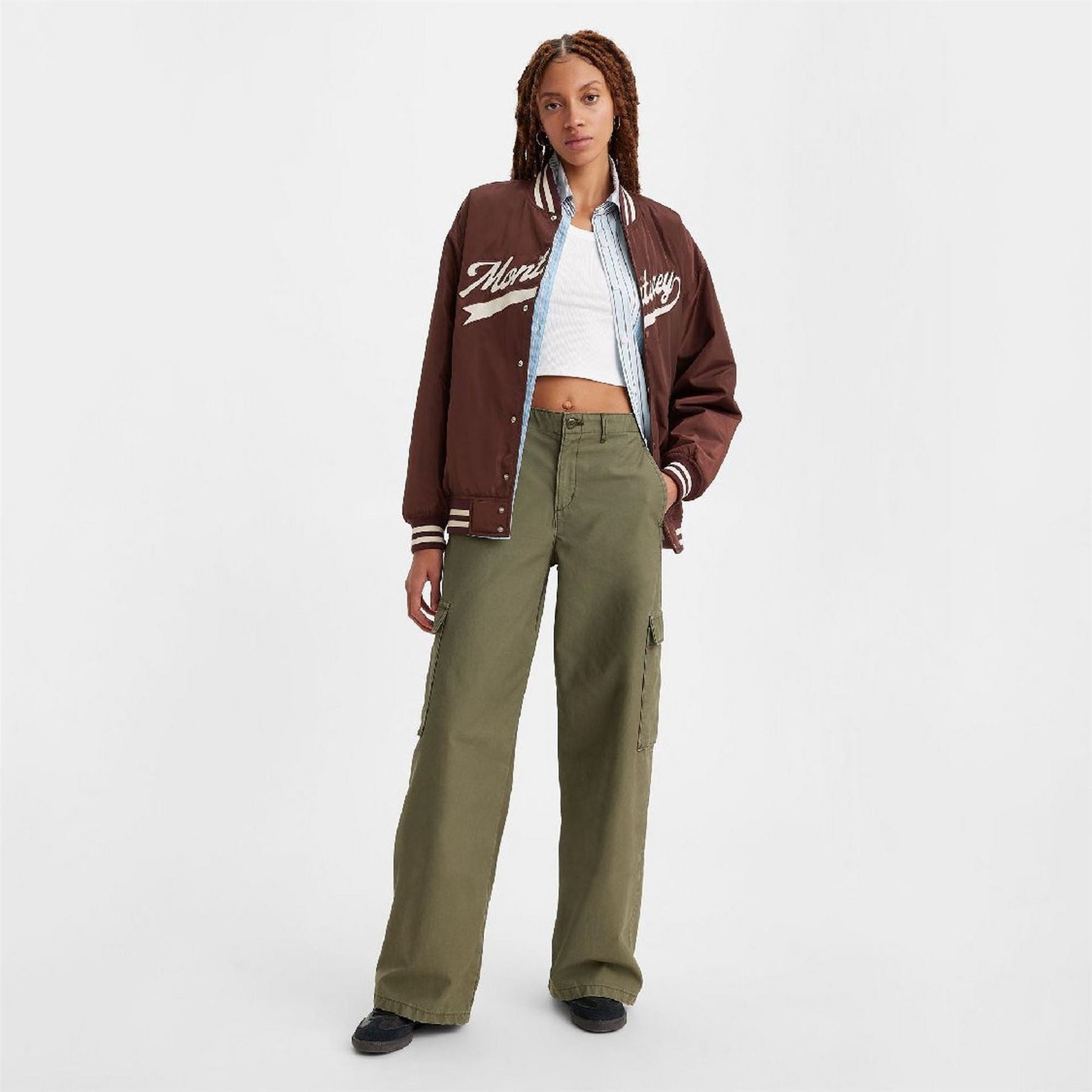 Levis Baggy Olive Night Cargo Jeans
