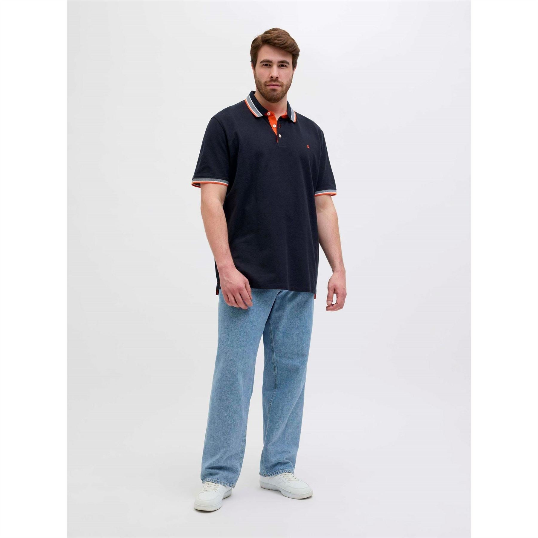 Jack and Jones Paulos Regular Fit Collared Short Sleeve Polo Shirt