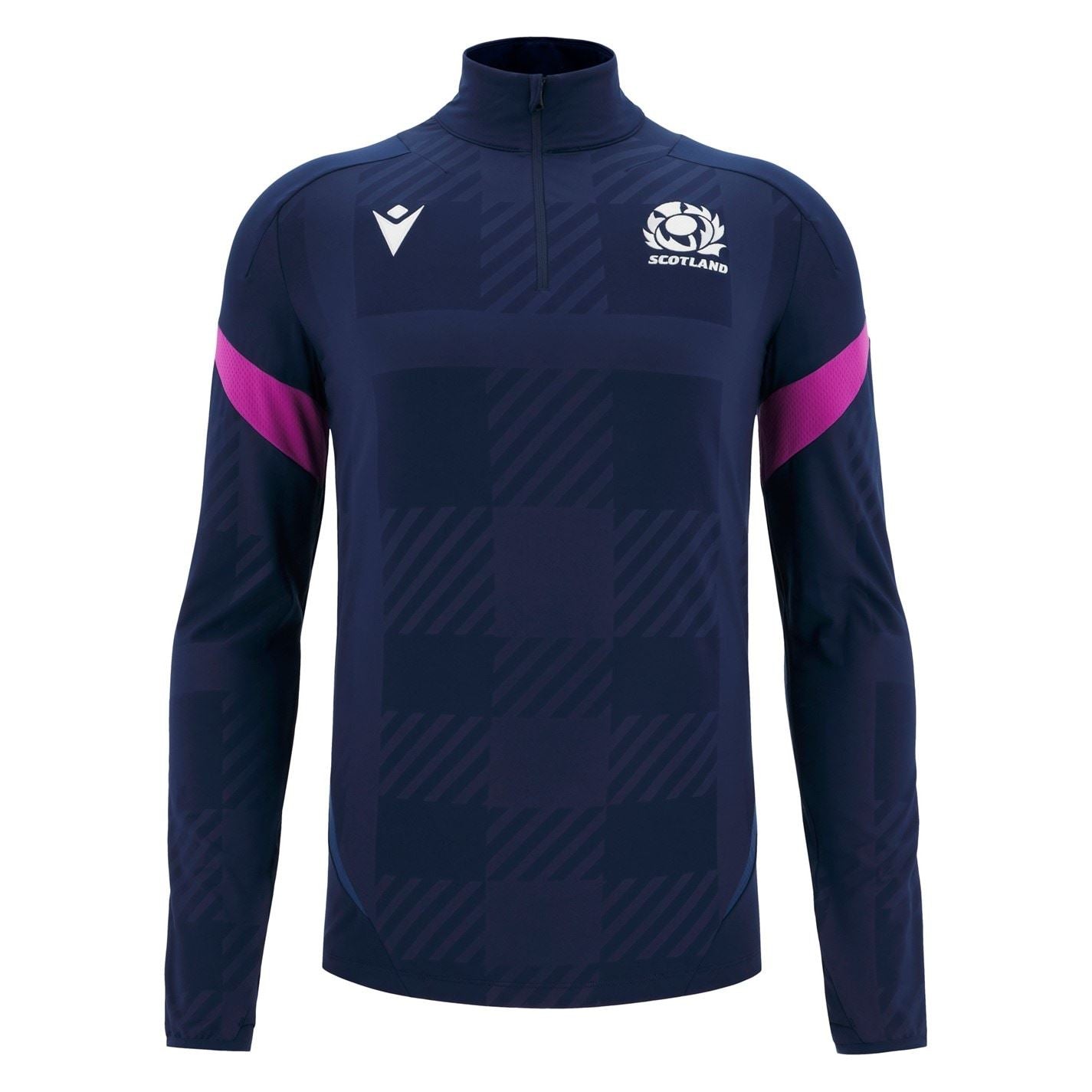 Macron Scotland Rugby Quarter Zip 2025 Adults