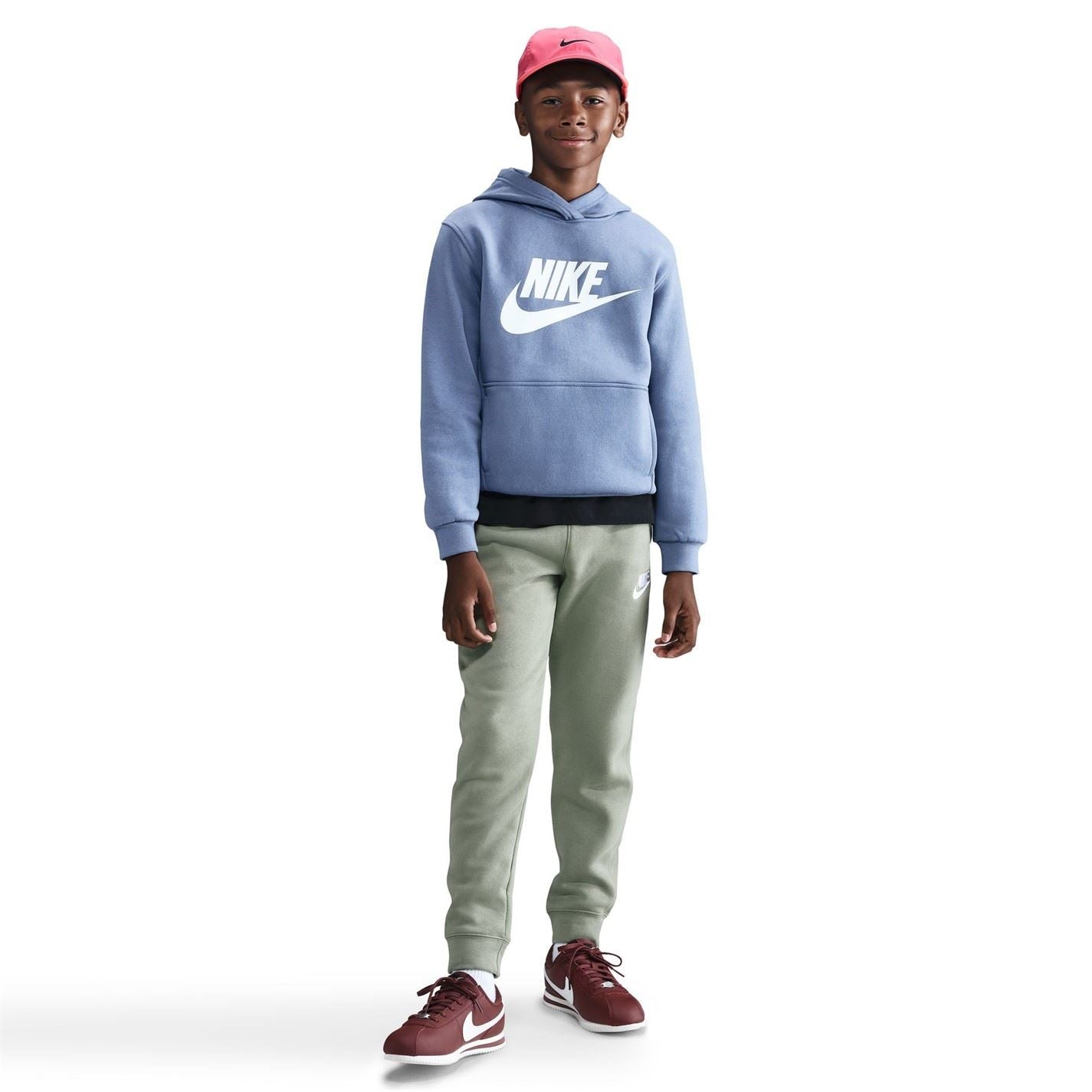 Nike Hooded Relaxed Fit Long Sleeve Sweatshirt