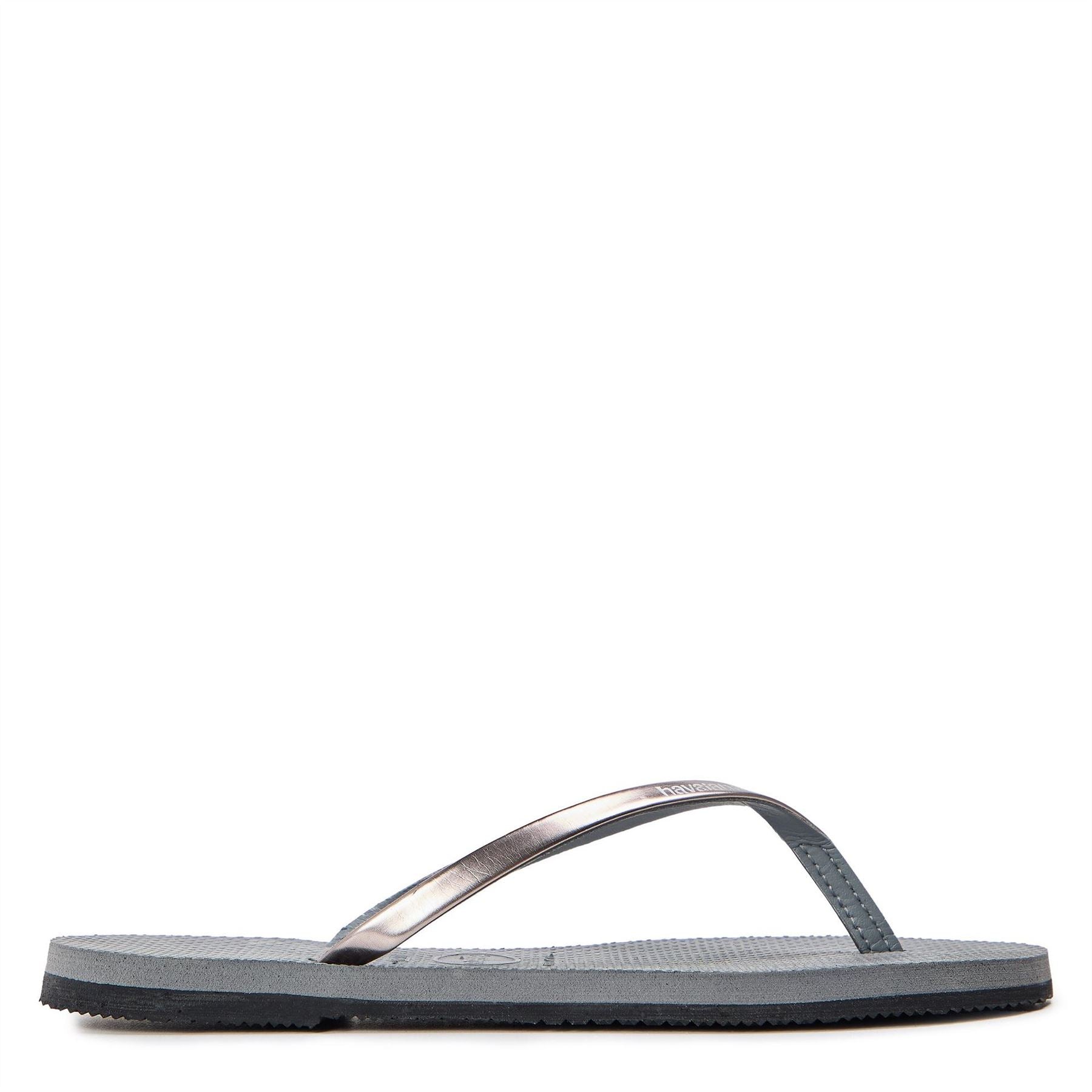 Havaianas Hav. You Metallic Steel Grey Flip Flops