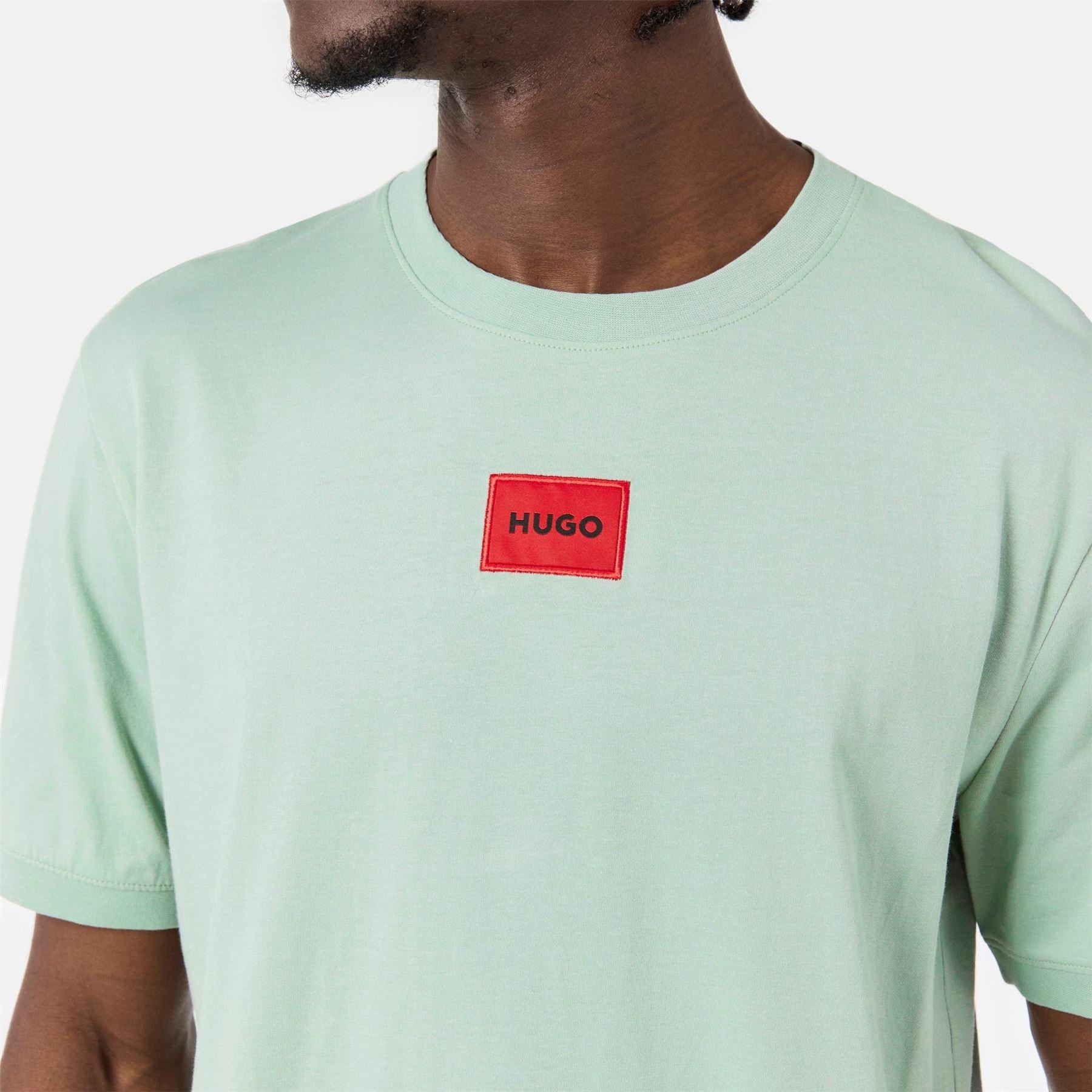 Hugo HUGO Diragolino Contemporary T Shirt with Logo Detail