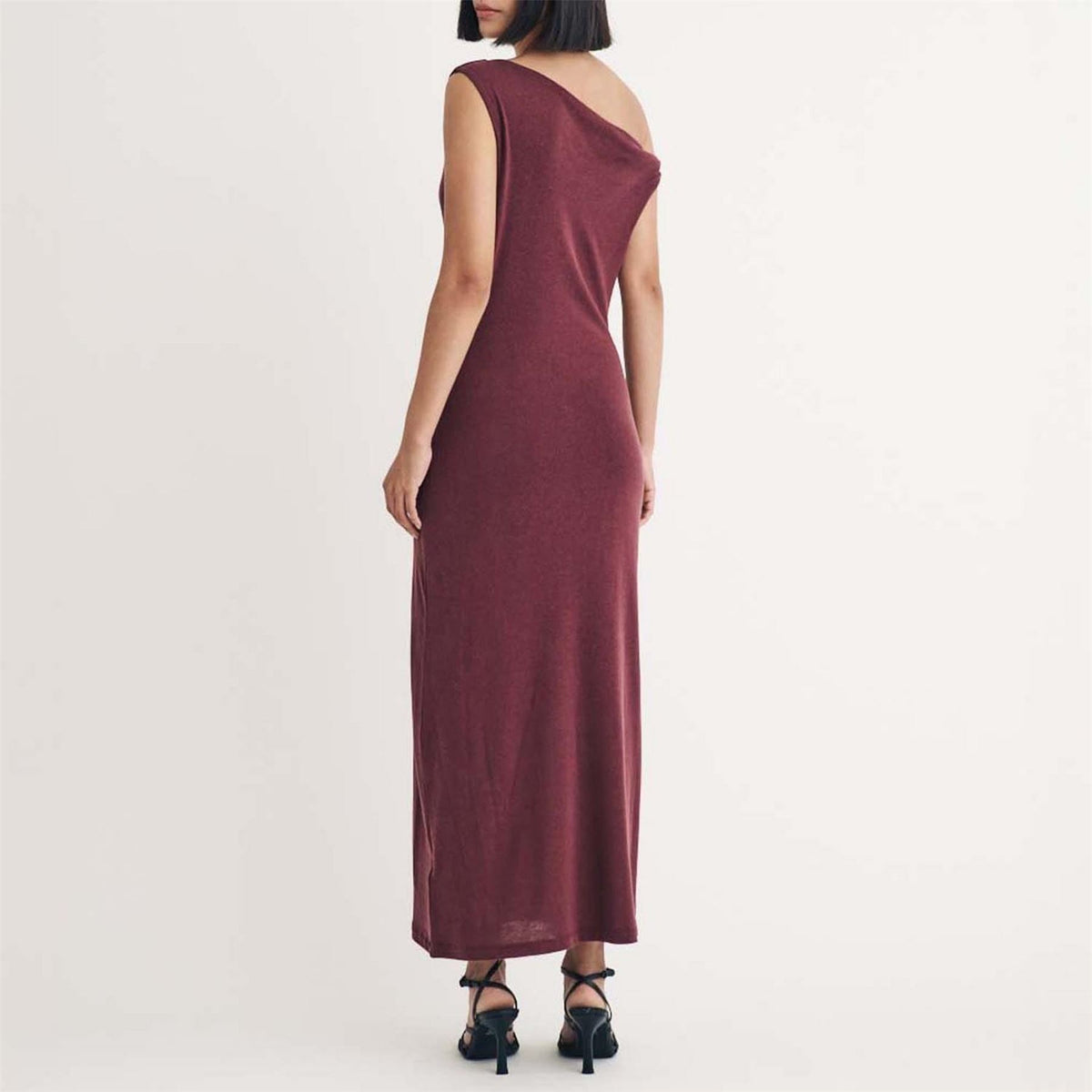 Nobodys Child Twist One Shoulder Sleeveless Midi Dress